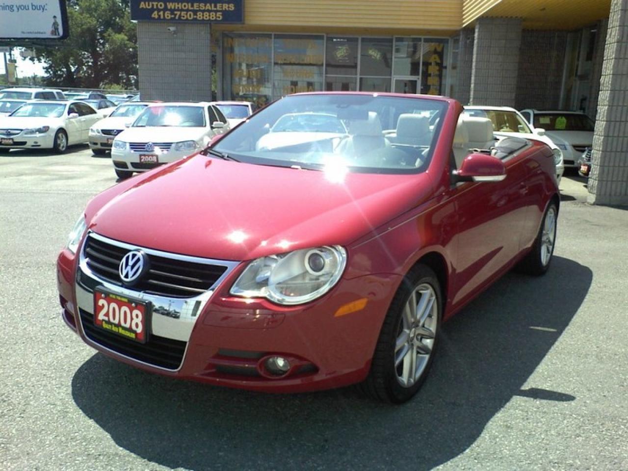 Used 2008 Volkswagen Eos 2.0T LUX HARD-TOP CONVERTIBLE NAVIGATION for sale in Scarborough, ON