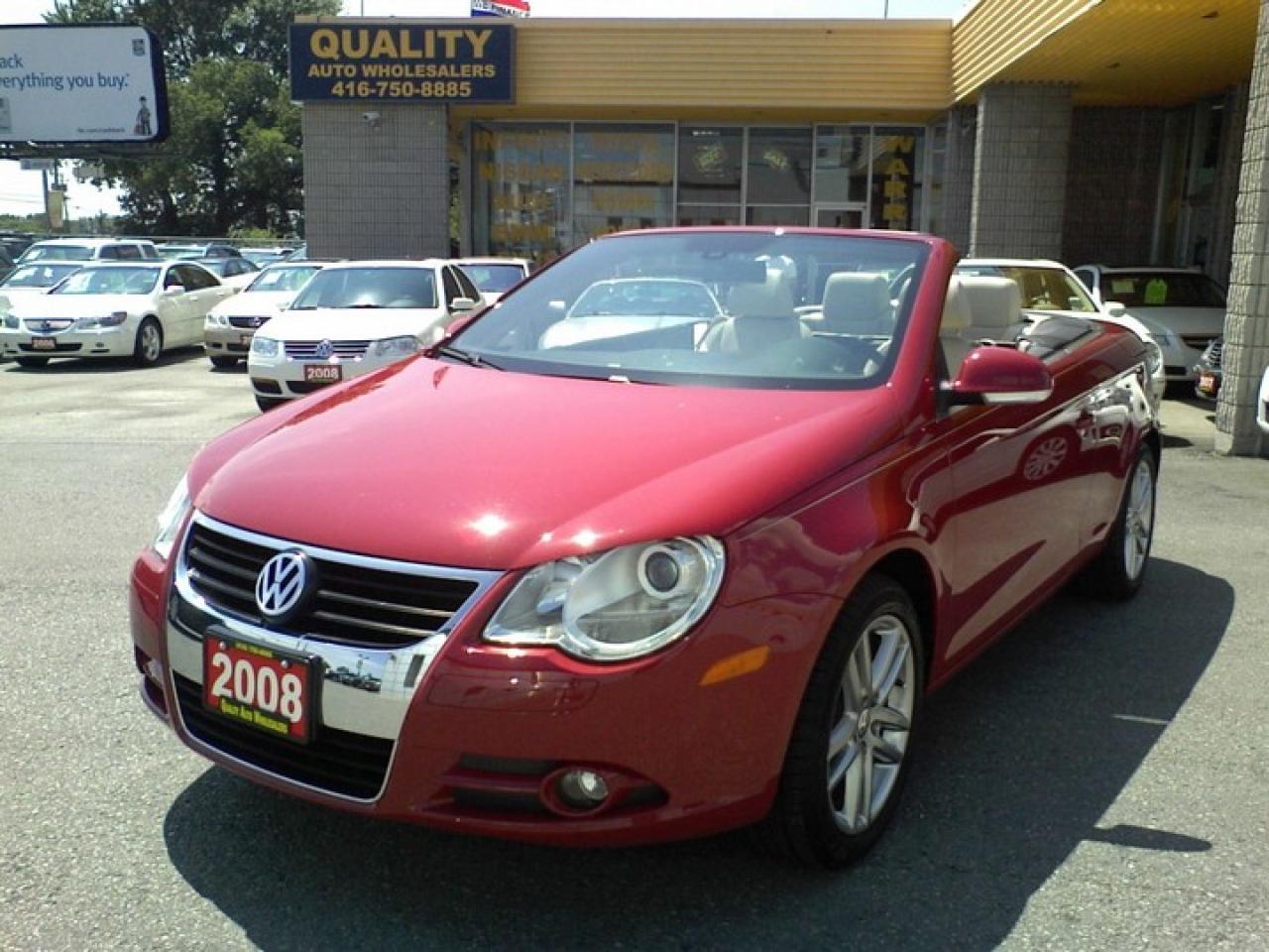 Used 2008 Volkswagen Eos LUX NAVIGATION PANORAMIC SUNROOF for sale in Scarborough, ON