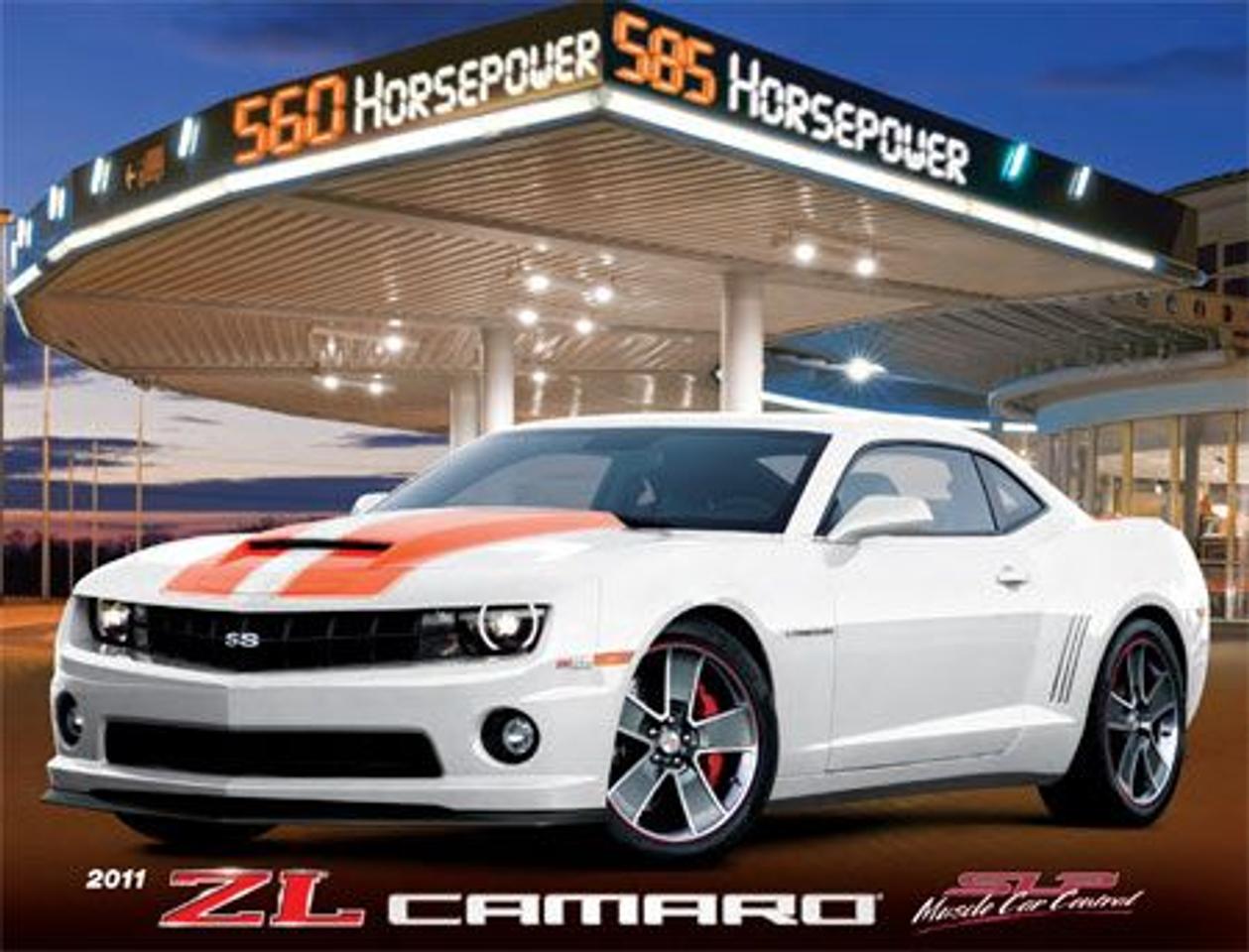 Based on the 2011 Camaro SS, only 500 sequentially numbered ZL560 and ZL585 cars will be built using any combination of coupe, convertible (when available), manual or automatic transmission equipped cars, all with a 5 year/100,000 mile powertrain warranty . Available in any factory color, the Supercharged Camaro’s performance and curb appeal are enhanced by a positive displacement supercharger (similar to the one GM includes with the new ZR-1 Corvette) and highlighted by SLP’s aggressively styled composite hood with functional scoop (design patent pending).

Produced by SLP Performance Parts, Inc. (SLP), and only available through Chevrolet dealerships nationwide, these Supercharged 2011 ZL Camaros offer the all-around performance, handling, braking and head-turning styling true to its distinctive nameplate – in a way that only SLP can provide.

Throughout the Supercharged Camaro’s development process, our objective was to engineer the very highest quality performance, handling and braking improvements that would provide the performance enthusiast with a well balanced package.

Not only will our Supercharged Camaros outperform the competition, they’re built to ensure long-term satisfaction and are covered by SLP’s 5 year/100,000 mile warranty.




2011 SUPERCHARGED Camaro® ZL560 & ZL585 Package & Content – $24,995
SLP TVS 2300 High-Output Supercharger Assembly
SLP PowerFlo® or Loudmouth II® Axle-Back Exhaust System
SLP Blackwing® Cold Air Induction System
SLP ZL Short Throw Shifter with Leather Covered Shift Knob (Manual Transmission Only)
SLP Body Color Engine Covers with 560HP or 585HP Graphics
SLP Sport Suspension Spring Package (Lowers Vehicle 1″ Front & .8″ Rear)
SLP RTM Hood with Functional Heat Extractor Scoop* & Fascia Closeout Panel (*Patent Pending)
SLP Rear Spoiler Painted Body Color (*Patent Pending)
SLP Front Fascia Splitter (Lowers vehicle 1″ in Front; Not Compatible with VTD Ground Effects
SLP Rear Fascia Diffuser (Not Compatible with VTD Ground Effects
SLP 20″ 5-Spoke Red Line Wheels with Machined Spoke Face & ZL® Center Caps
Rear Tail Light Panel Painted Gloss Black (Flat Black on Black Units)
Rear Quarter Panel Gill Insert Decals in Gloss Black (Flat Black on Black Units)
Three OEM-Quality ZL560 or ZL585 Supercharged Fender & Rear Deck Lid Badges
ZL560 or ZL585 Supercharged Logo Embroidered Premium Front Floor Mats
ZL560 or ZL585 Supercharged Logo Embroidered Front Headrests
ZL560 or ZL585 Supercharged Logo Car Cover
ZL560 or ZL585 Supercharged Sequentially Numbered (1-500) Dash Plaque (1) & Key Fobs (2)
Leather (Faux) Bound Portfolio, Owner’s Manual, Birth Certificate, Window Sticker and Manufacturer’s Certificate of Origin
OPTIONAL CONTENT
Heritage-Style SS® Badging for Grille and Rear Tail Light Panel *GM Official Licensed Product – $100
SLP Front Grille Insert; provides landing pad for SS® badging (Required if SS® badging option selected) – $100
Rally-Style Dual Painted Stripes (Gloss Finish on hood, decklid & spoiler) – $1,395
Heritage-Style Painted Hockey Stick Side Stripes (Gloss Finish) Black Silver White Hugger Orange Red – $1,395
SLP Adjustable Sway Bar Package (includes 29mm diameter adjustable front & rear bars) – $795
Eibach Coil Over Spring/Shock Package (Requires SLP Sway Bar Package) – $2,595
Brembo Sport Disc Brake Package Includes; Cross-Drilled Rotorss Front & Rear – $1,795
Brembo GT Front Brake Package Includes; 6-Piston Front Calipers and Two-Piece 15″ Front Discs & Rear Cross Drilled Rotors – $5,995
SLP 20″ x9″ Front & 20″ x10″ Rear Red Line Wheels with Chrome Windows & Michelin PS2 Tires – $2,995
Katzkin Leather Seat Treatment (Front & Rear) in Red, Sunrise, Vanilla, Ash, Medium Red, Orange, Pacific or Cloth Hounds Tooth – $1,795

PLEASE NOTE PRICES ARE IN US FUNDS!!!!ORDER YOURS NOW!!!