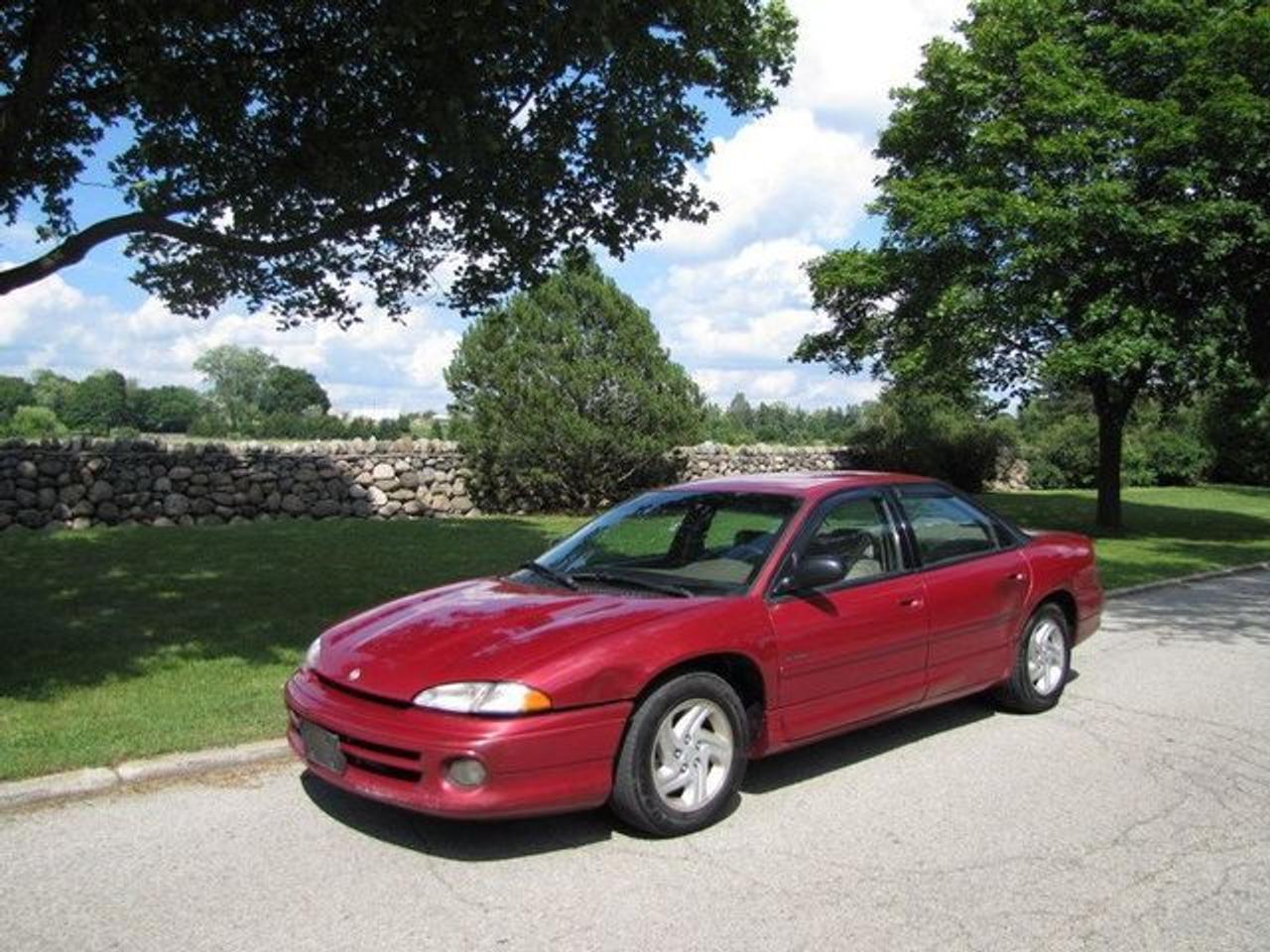 This 1995 Chrysler Intrepid 4dr ES !!! RUNS GREAT!!! AS-IS!!! Sedan features a 3.5L V6 SFI OHV 24V 6 cyl Gasoline engine. It is equipped with a Automatic transmission. The vehicle is Red with a LIGHT BROWN Cloth interior. Over 400 Better used cars in stock!! PLEASE CALL 1-866-348-8146 A+ Better Business Bureau rating!! Voted Guelphs Favourite dealer 2004-2009!! Since 1961. Taxes, licensing and $5.00 OMVIC fee are extra. Better pictures at www.shopwilsons.com .WE ARE SELLING THIS ONE "AS IS" and we are required by law to state, even if this vehicle is perfect: &ldquo;Vehicle is not in roadworthy condition, not certified and not e-tested.&rdquo; THIS VEHICLE MAY EVEN HAVE MANUFACTURERS WARRANTY, AND IT MAY BE THE CAR FOR YOU, AT A PRICE YOU CAN AFFORD!!! - This Chrysler is in Excellent overall exterior condition, Excellent overall interior condition, Cloth seats - Air Conditioning, Cruise Control, Power Steering, Power Windows, Power Door Locks, Power Mirrors, Power Drivers Seat, Tilt Steering Wheel, Driver Airbag, Passenger Airbag, Traction Control, AM-FM, Cassette, CD Player, Alloy Wheels, Cloth Interior Surface - Contact The Internet Department at 866-738-6045 or leads@markwilsonsbetterusedcarstc.dealer.com for more information. -