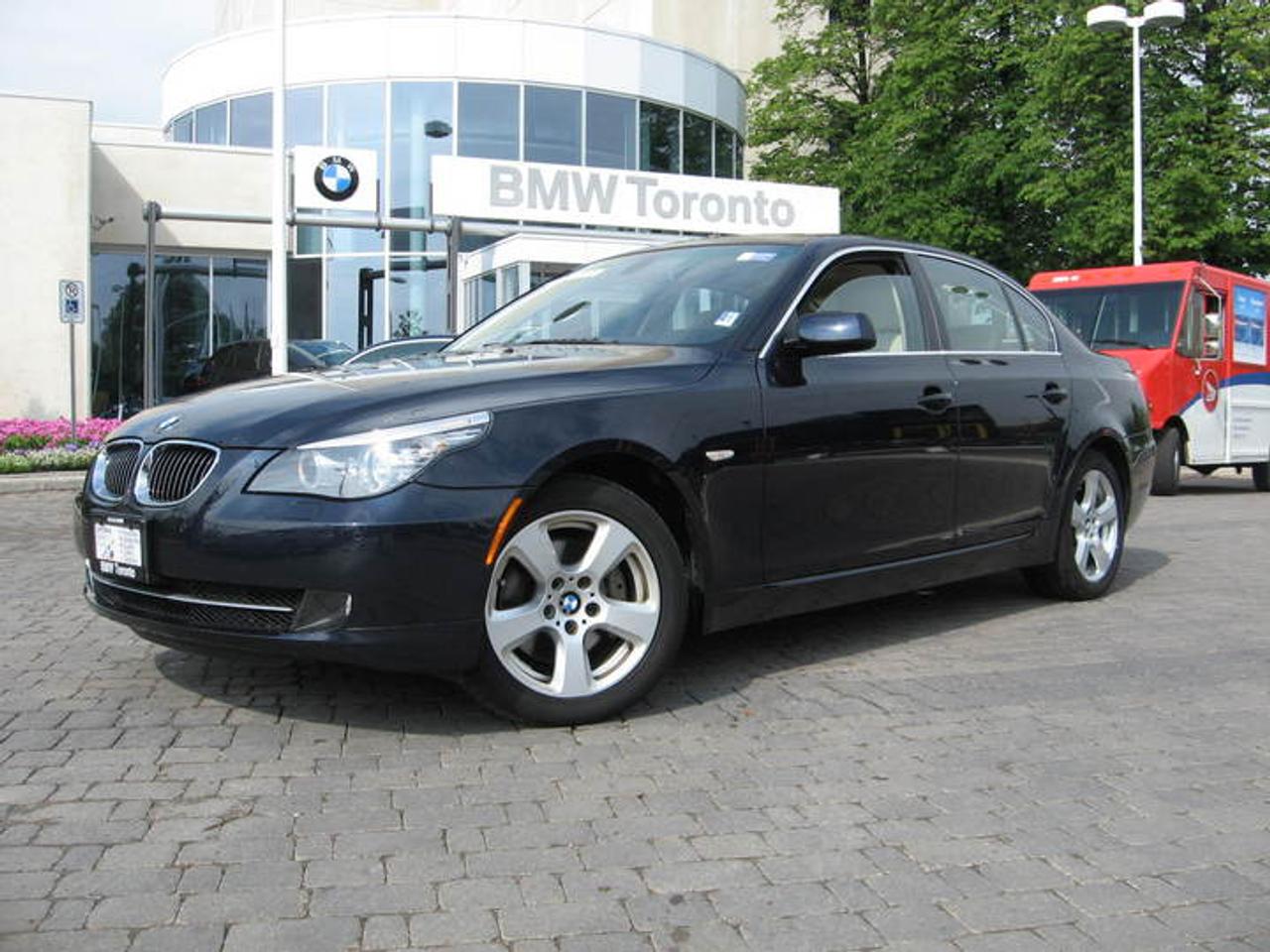 In production for over thirty years, the BMW 5 Series sets the standard for the performance luxury segment. As with every BMW, its all about the drive - a level of sheer driving pleasure that elevated the new BMW 5 Series even further above the ranks of conventional luxury sedans. At BMW Toronto, our immense selection of Pre-Owned 5 Series passes through an exhaustive inspection to ensure uncompromised performance, safety and peace of mind. Call or visit BMW Torontos 4th floor to schedule your personal test-drive with one of our knowledgeable Sales Consultants.