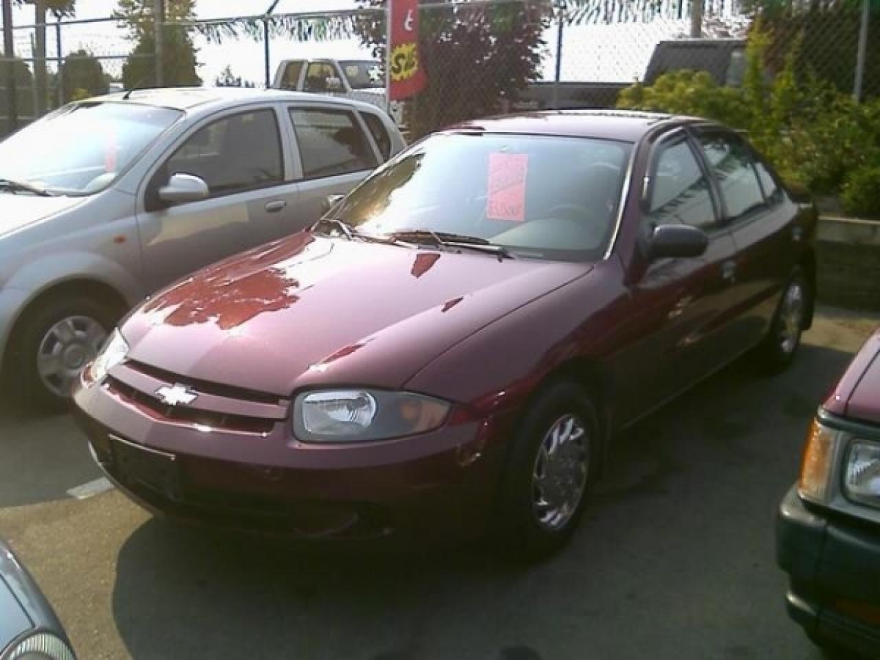 Used 2003 Chevrolet Cavalier SEDAN 4 DR for sale in Parksville, BC