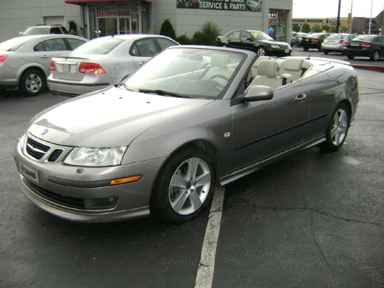 2007 SAAB 9-3 AERO CONVERTIBLE, 17 ALLOYS, POWER ROOF, 6 SPEED SENTRONIC AUTOMATIC TRANSMISSION, REVERSE PARK ASSIST, MEMORY SEAT, AFTER MARKET PARROT BLUETOOTH INSTALLED, 6 CD IN DASH CHANGER,.....AND 250HP FUN..............PRICE IS PLUS HST AND LICENSE ONLY.