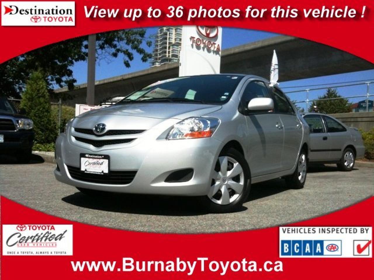 Used 2008 Toyota Yaris Convenience - 3.9% finance available! for sale in Burnaby, BC