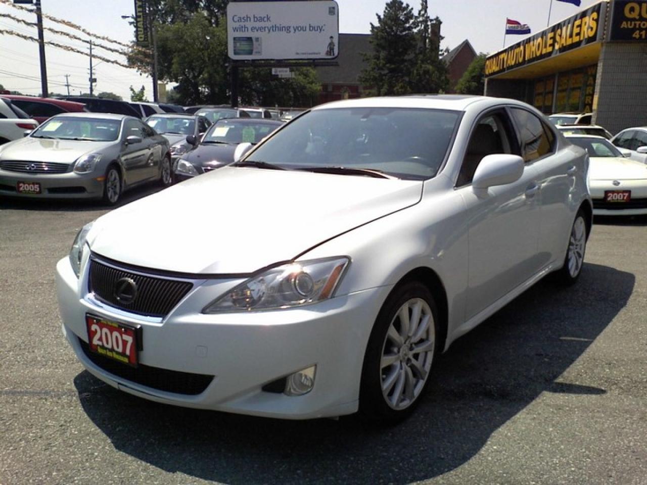 Used 2007 Lexus IS 250 LUXURY PKG AWD FACT.NAVIGATION REAR CAM for sale in Scarborough, ON