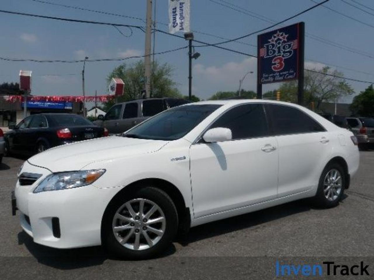 *Get this Great Sedan for approx $85 a week with $0 down! o.a.c

Full Manufacturer Warranty is still available on this Camry Hybrid...call for more details.

Get the Best Rate @ Big 3 Pre-Owned Center!

Your one-stop source for Quality Used Cars,Trucks, Vans & SUVs!

If we dont have the vehicle of your choice on our Lot, we can order and customize the vehicle that you want @ the best price in Ontario hands down...try us and see for yourself.

From Windsor, Helping Windsor! Our Reputation is our biggest Asset!

$ 0 DOWN o.a.c & 100% APPROVED FINANCING!
We dont finance your past but we finance your Future!

We accept offers and your old clunker or trade as a down payment! (TOP VALUE).

NOT ONLY WE ARE IN THE CAR BUSINESS, WE ARE IN THE CUSTOMER SATISFACTION BUSINESS.

WE HAVE THE QUALITY CARS, TRUCKS AND SUVS YOU ARE LOOKING FOR AT A PAYMENT THAT WORKS WITH YOUR BUDGET!

All of our vehicles are Safety & E-Tested! Financing & Extended Warranty is available! All of our vehicles are hand picked and will go through a 120-point inspection before delivery. CarFax & CarProof provided on the spot, just ask.

We will help you in getting a car loan,vehicle insurance and Plates.

We specialize in getting you low monthly and comfortable payments with as low as $0 down. Safety & E-Tested! 100% Approved Financing is available at as low as 6.39%! Just tell us what you want and you shall receive. You Work, You Drive! If you do decide to stop in we will Gladly help you out.

FEEL AT EASE HERE @ BIG 3! NO HASSLES. NO WORRIES. 100% GUARANTEED & 100% APPROVED FINANCING FOR ALL CREDIT SITUATIONS. WHEN OTHERS SAY NO, WE SAY YES! WE CAN REBUILD YOUR CREDIT! APPLY ONLINE TODAY

Bankruptcy, divorce, new to country, credit problems, CPP, Repos, ODSP, Self employed, Maternity Leave, or WSIB, 100% approvals, 100% of the time!

Big 3 Pre-Owned Center is an 8 year member of the UCDA (Used Car Dealers Association) Buy with Confidence! Dealership Quality without Dealership Prices!

DONT DELAY APPLY TODAY

* weekly payment is calculated on average credit of 6.39% interest rate for a 84 month term with no hidden fees. Interest rate could be lower or higher depending on your credit history and is not calculated by Big 3 Pre-Owned Center but by the many banks we help you get a loan with. Any questions or concerns please mention it to our professional sales staff and we will gladly help you out.
