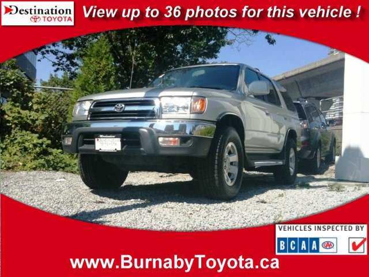Used 2000 Toyota 4Runner SR5 - 127,000 kms!  Gorgeous!  HURRY! for sale in Burnaby, BC