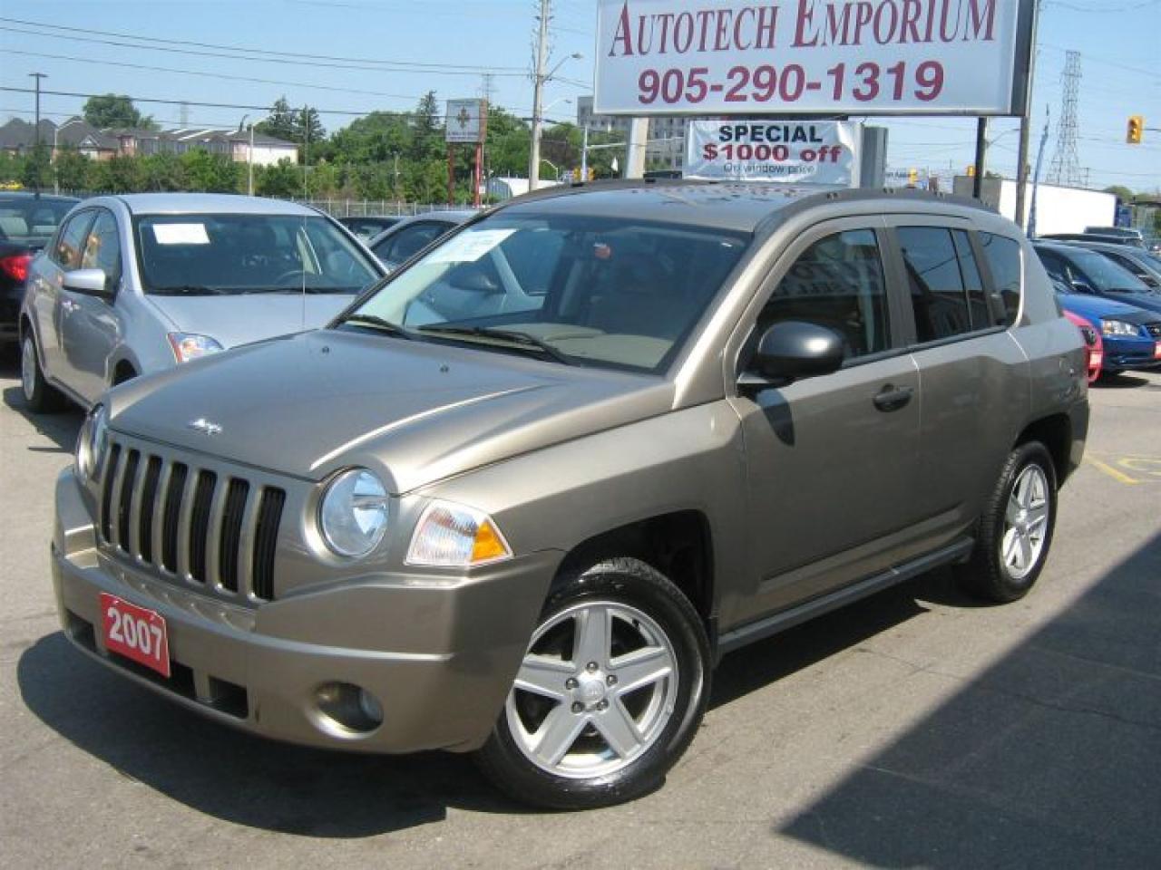 Used 2007 Jeep Compass Sport Auto Alloys All Power for sale in Mississauga, ON