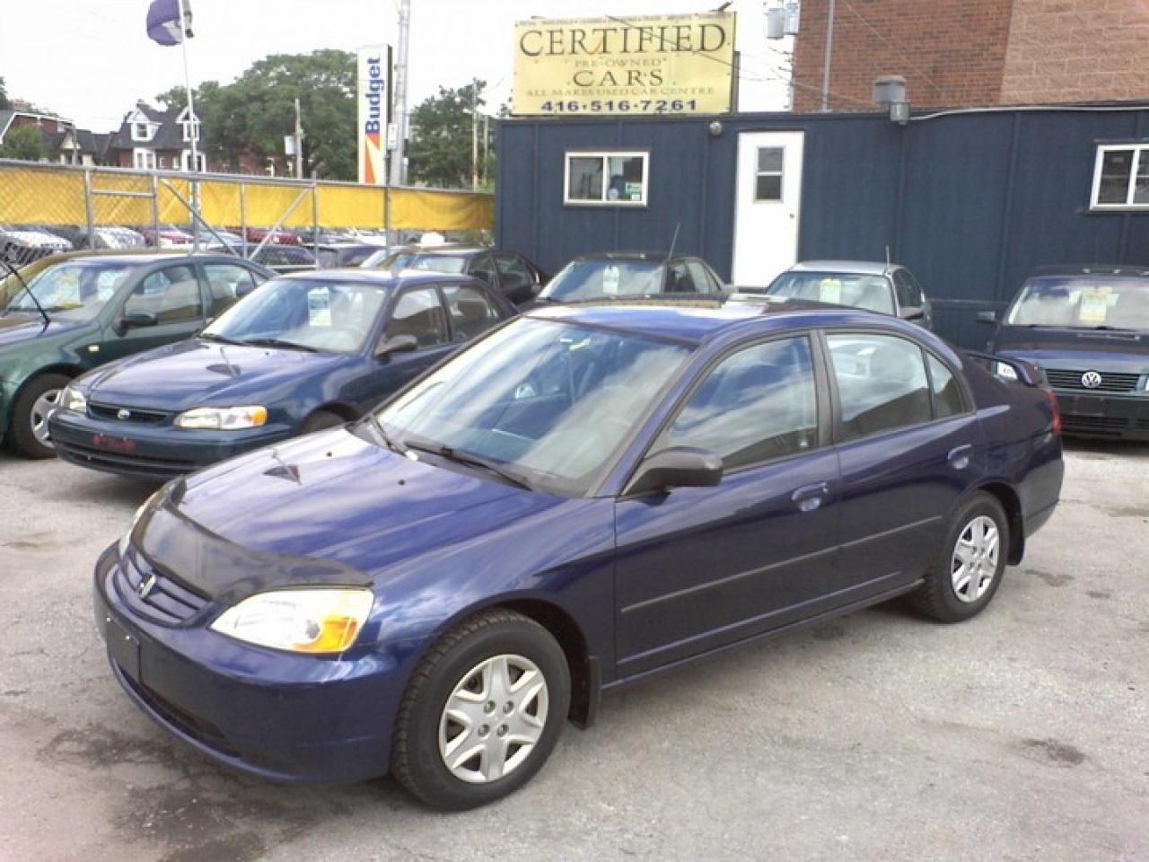 Used 2003 Honda Civic CERTIFIED, ETESTED for sale in Toronto, ON