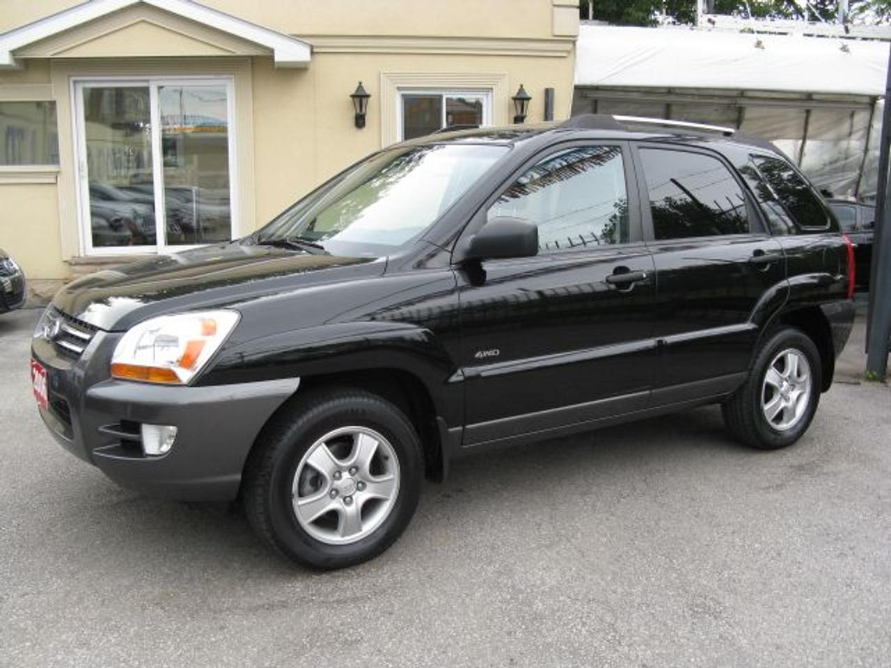 Carproof Clean, 1 owner from Kia Canada, Automatic tiptronic, 2.7L 6cyl., air cond., ABS, dual air bags, tilt, cruise, AM/FM CD. Fully loaded, p/sunroof, leather int., heated seats, keyless entry  and 16 alum rims. Only 82,000 kms. $12,995 $500 down $289/mth tax-included. Balance of factory Bumper to Bumper warranty. Mint cond. Sale priced. Black ext on black leather interior. Call today. Price does not include certification or e-test. (cert & e-test are available for $495 extra)