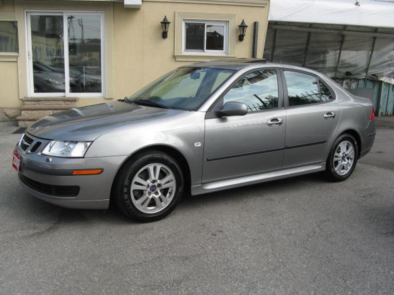 Carproof Clean, 1 owner from Saab Canada, Automatic tiptronic, 2.0L 4cyl. turbo, air cond., ABS, dual air bags, tilt, cruise, AM/FM CD. Fully loaded, p/sunroof, leather int., p/heated seats, keyless entry and alum rims. Only 79,000 kms. $10,995 $500 down $269/mth tax-included. Mint cond. Sale priced. Grey ext on grey leather interior. Call today. Price does not include certification or e-test. (cert & e-test are available for $495 extra)