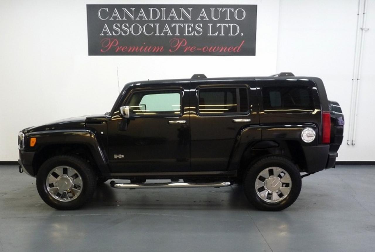 H3X & EVERY OPTION...COMPARE !!! Options include: Navigation, Reverse Camera, Moonroof, Leather, Heated Power Seats, Electrochromic Rearview Mirror, 6 Disc CD/MP3,  H3X Package: 18 Chome Alloys, Chrome Tubes, Chrome Bush Guard, Chrome Fuel Door, Body Colour Grill and Colour Keyed Spare Tire Cover, Anti-theft, Traction Control and more !!! Premium Pre-Owned Certified. The balance of Manufacturers warranty applies. We offer flexible finance options with top trade allowances. Contact one of our sales professionals regarding this opportunity !!! Visit our website to view 20+ photos & FREE CARFAX with a buy back guarantee.  www.canadianautoassociates.com No Hidden Fees: Advertised Price +HST +Lic. Vehicle equipped as photographed and demonstrated.