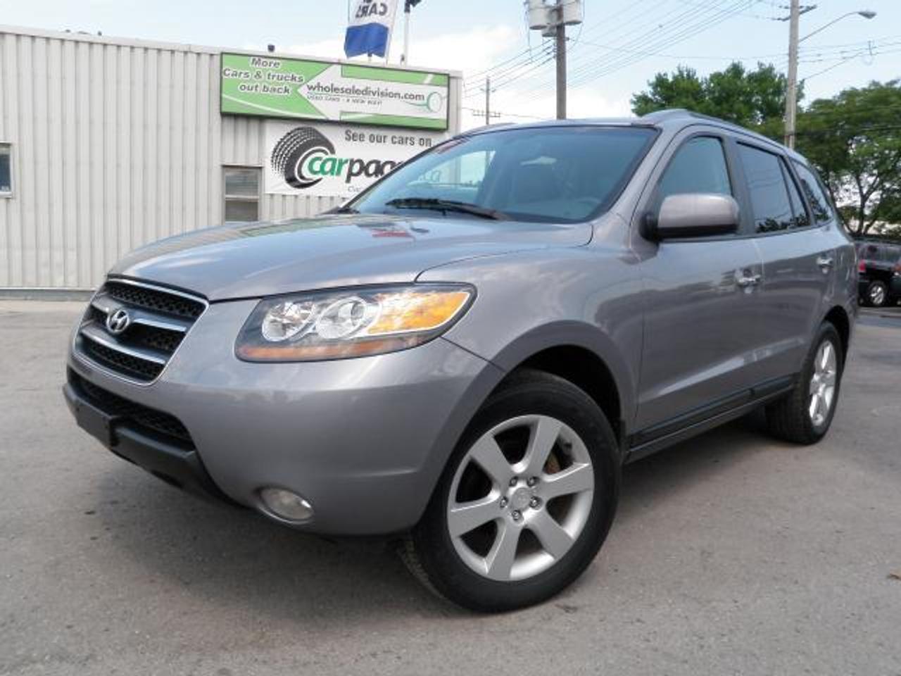FULLY LOADED 07 HYUNDAI SANTA FE DIRECT FROM LEASE RETURN. ALL WHEEL DRIVE MATCHED WELL WITH THE 3.3L V6 ENGINE. FULLY LOADED: HEATED POWER LEATHER SEATS INSIDE WITH A GIANT SUNROOF, WOOD TRIM, CRUISE CONTROL, POWER MIRRORS, POWER WINDOWS, POWER BRAKES, POWER STEERING, POWER LOCKS, POWER EVERYTHING. ABS, FOG LIGHTS TRACTION CONTROL, SIDE AIR BAGS ALL MAKE THIS RIDE EXTREMELY SAFE AS WELL. GIVE US A CALL TO TEST DRIVE THIS FULLY LOADED SANTA FE BEFORE IT IS GONE.



Free History and Accident check on www.wholesaledivision.com over 60 vehicles, tons of tools links and games.



***ALL PRICES EXCLUDE HST AND APPLICABLE LICENSING FEES***