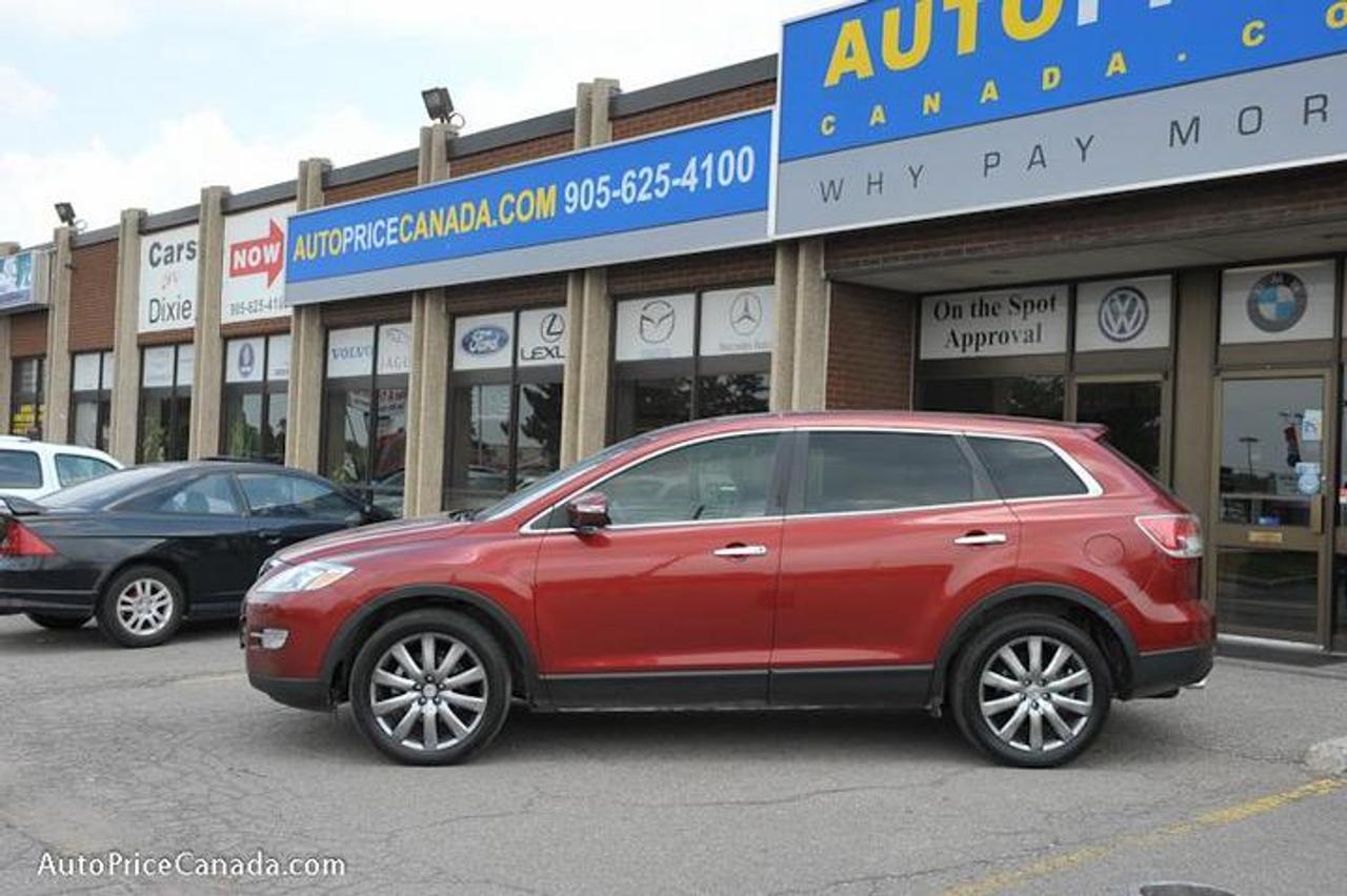 TRUST YOUR DEALER!! Online Credit App, Free CarProof History Reports & 300 vehicles @ www.autopricecanada.com. Certified, safetied & E-tested! Warranty with every vehicle! 07 Mazda CX-9 GT,AWD,7PASS,Leather,Sunroof,6 disc cd chnager,power group,steering controls,abs,traction,keyless entry,Alloys,All Original accident free!!!A must see!!  CREDIT PROBLEMS?  www.autopricecanada.com for 24 Hr Easy, Secure, Online Credit Application?get approved before you shop! REMEMBER, RESEARCHING YOUR DEALER IS AS IMPORTANT AS RESEARCHING YOUR VEHICLE!  COMPARE OUR EQUIPMENT, MILEAGE AND PRICING!!!CB1496A323A71A