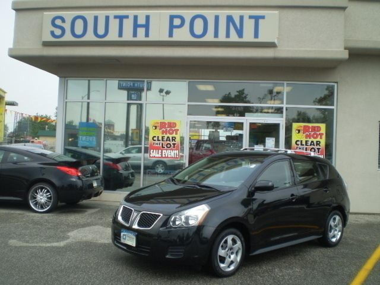 Used 2009 Pontiac Vibe NEW STYLE VERSATILE HATCH IN BLACK for sale in Leamington, ON