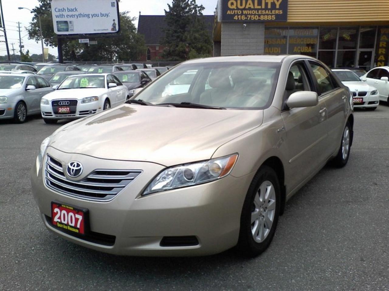 Used 2007 Toyota Camry HYBRID LEATHER SUNROOF ALLOYS for sale in Scarborough, ON