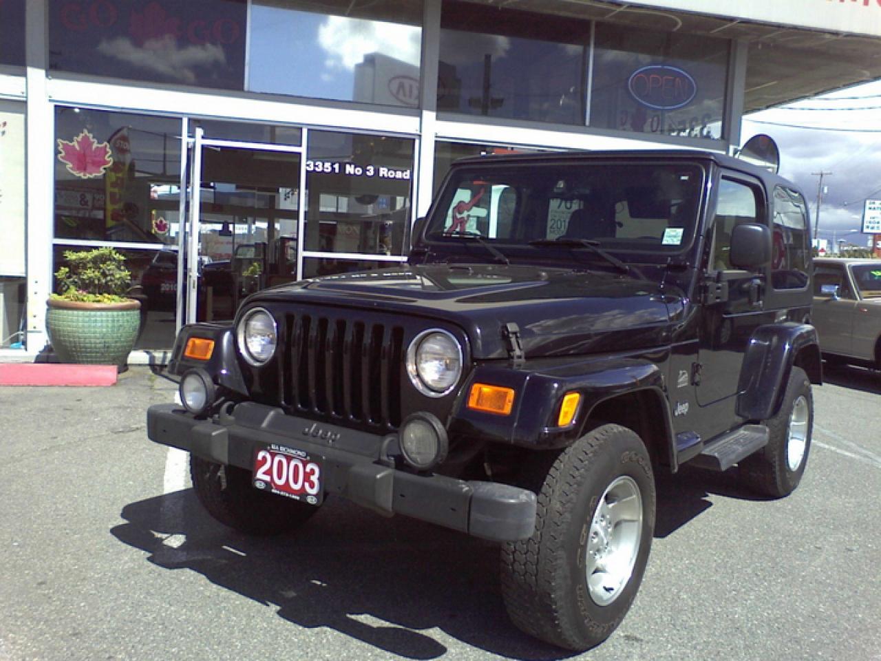 Used 2003 Jeep Wrangler  for sale in Richmond, BC