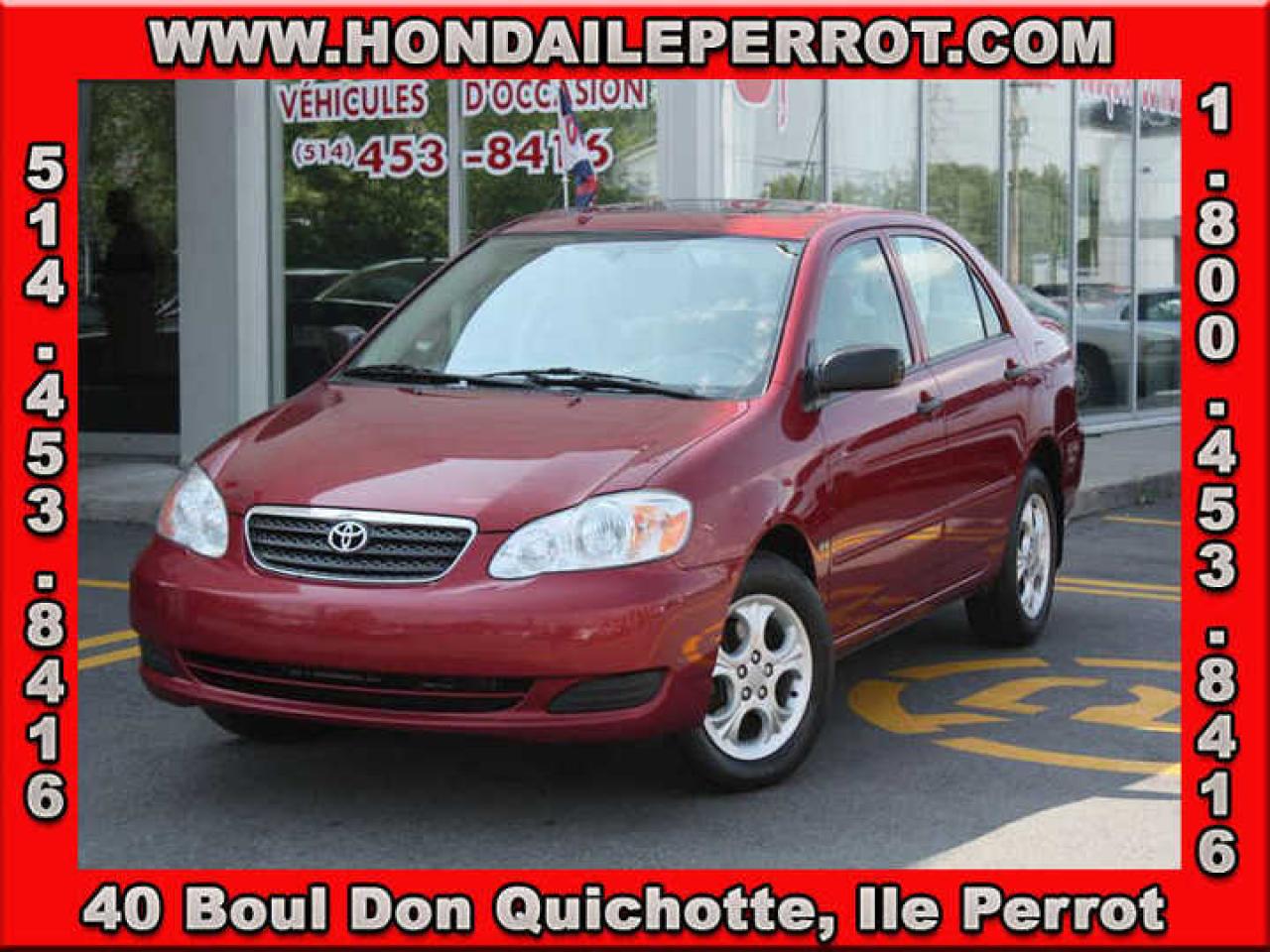 Used 2006 Toyota Corolla CE for sale in Ile Perrot, QC