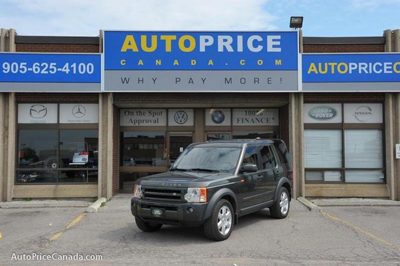 TRUST YOUR DEALER!! Online Credit App, Free CarProof History Reports & 300 vehicles @ www.autopricecanada.com. Certified, safetied & E-tested! Warranty with every vehicle!!!06 LAND ROVER LR3 HSE,NAVIGATION,AWD,7/Passenger,Xenon lights,sunroof,d/power seats,D/climate controls,steering controls,heated seats,leather,F+S air bags,abs,traction,keyless entry, All original Accident free,Absolutely gorgeous!!!REMEMBER RESEARCHING YOUR DEALER IS AS IMPORTANT AS RESEARCHING YOUR VEHICLE! COMPARE OUR EQUIPMENT,MILEAGE AND PRICING!!CB149EA12FA41B