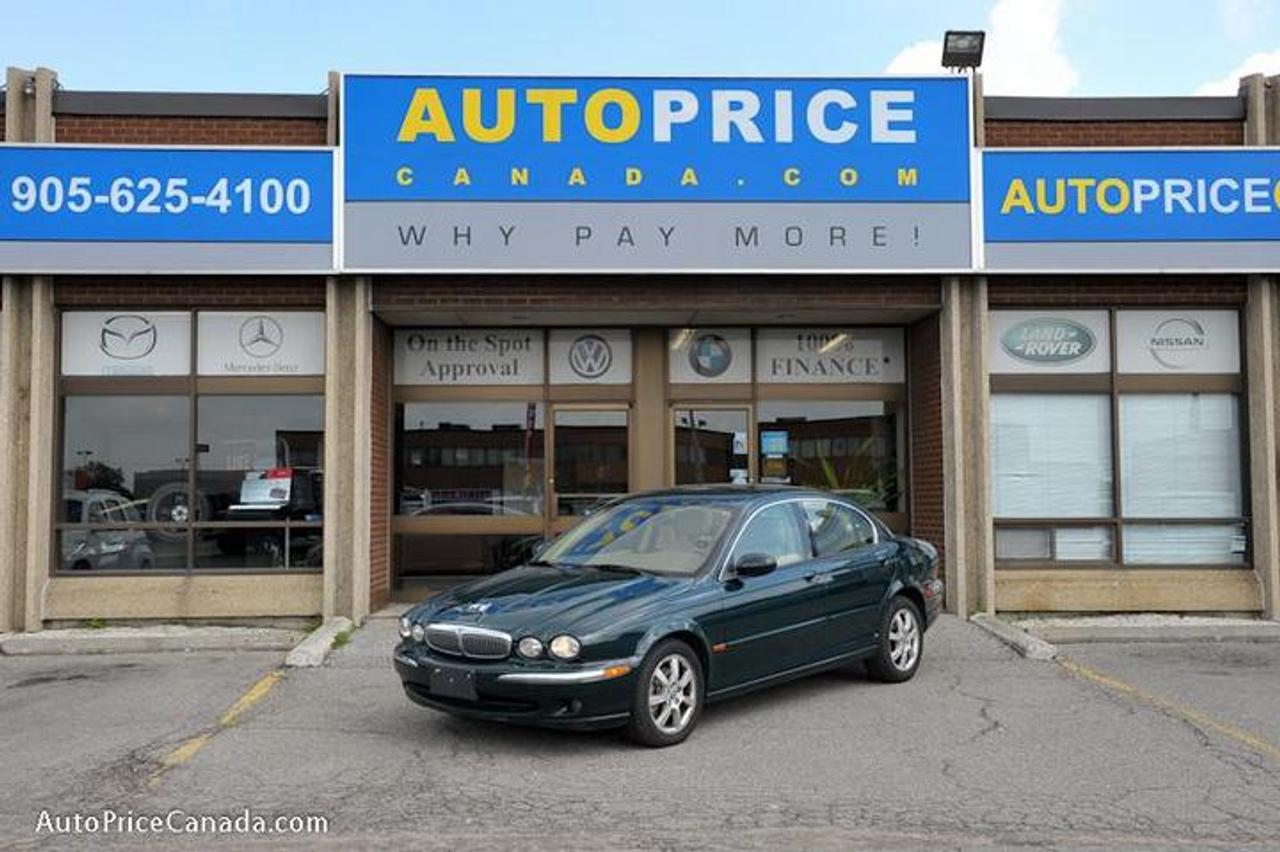 TRUST YOUR DEALER!! Online Credit App, Free CarProof History Reports & 300 vehicles @ www.autopricecanada.com. Certified, safetied & E-tested! Warranty with every vehicle!04 JAGUAR X-TYPE,Leather,AWD,P/glass roof,full power group,d/power seats,heated seats,d/climate controls,steering controls,F+S air bags,abs,traction,keyless entry,all original accident free,A must see!!TRUST YOUR DEALER!! Online Credit App, Free CarProof History Reports & 300 vehicles @ www.autopricecanada.com. Certified, safetied & E-tested! Warranty with every vehicle!CB179012211B