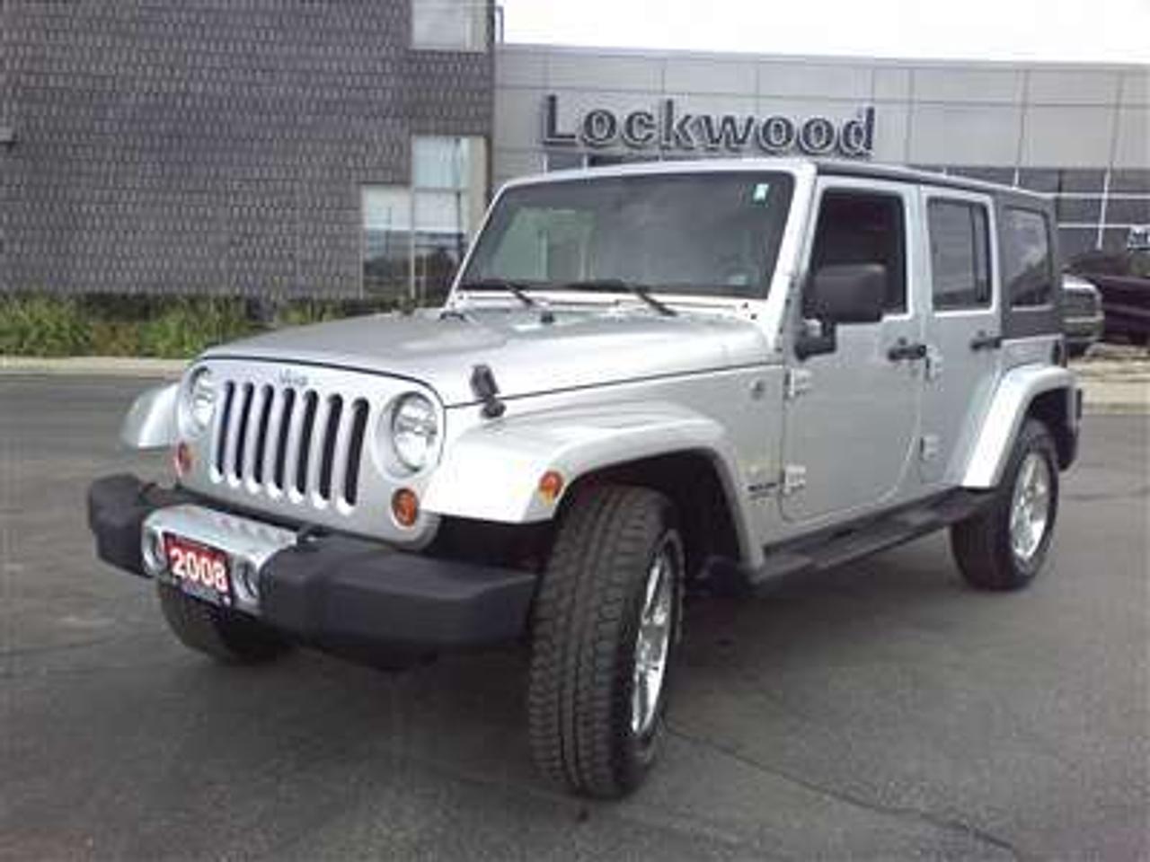 LOCKWOOD CHRYSLER IS STOCKED WITH WRANGLERS AND THEY ALL MUST GO, GO GO!!! FORMER LEASE RETURN EQUIPPED WITH A AUTOMATIC TRANSMISSION, REMOTE START, SAHARA PACKAGE, TRAILER TOW, DUAL TOPS AND MANY MORE. YOU CANT NOT AFFORD TO MISS THIS DEAL! CALL US TODAY TO BOOK AN APPOINTMENT. THIS WONT LAST LONG!! CAR PROOF VERIFIED! PRICE IS PLUS HST. LICENSE EXTRA.