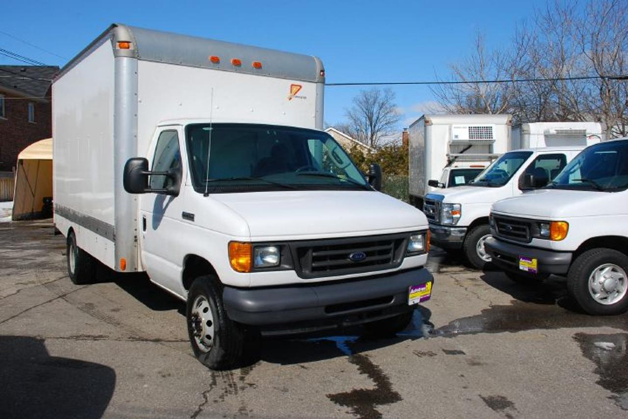 TOUGH, VERSATILE, EASY MANOEUVRING RUNS ON GAS, 6.8L V10, FULLY LOADED, ALL POWER OPTIONS, 14 FT BOX, ABS, AUTO, A/C, KEY LESS ENTRY, DUAL AIR BAGS, BUCKET SEATS.

FULLY CERTIFIED AND EMISSION TESTED - COMES WITH 6 MONTHS WARRANTY- 

GREAT FINANCING AND LEASING RATES ARE ALSO OFFERED.
WE ARE A WELL ESTABLISHED AND VERY REPUTABLE DEALER IN THE HEART OF WOODBRIDGE, ONTARIO SELLING TOP QUALITY WORK CARGO & CUBES VANS.

COME IN FOR A TEST DRIVE, WE ARE LOCATED AT 5298 HWY 7 WEST IN WOODBRIDGE IN THE GREATER TORONTO AREA. VERY EASY ACCESS FROM HWY 400, 407, & 427.