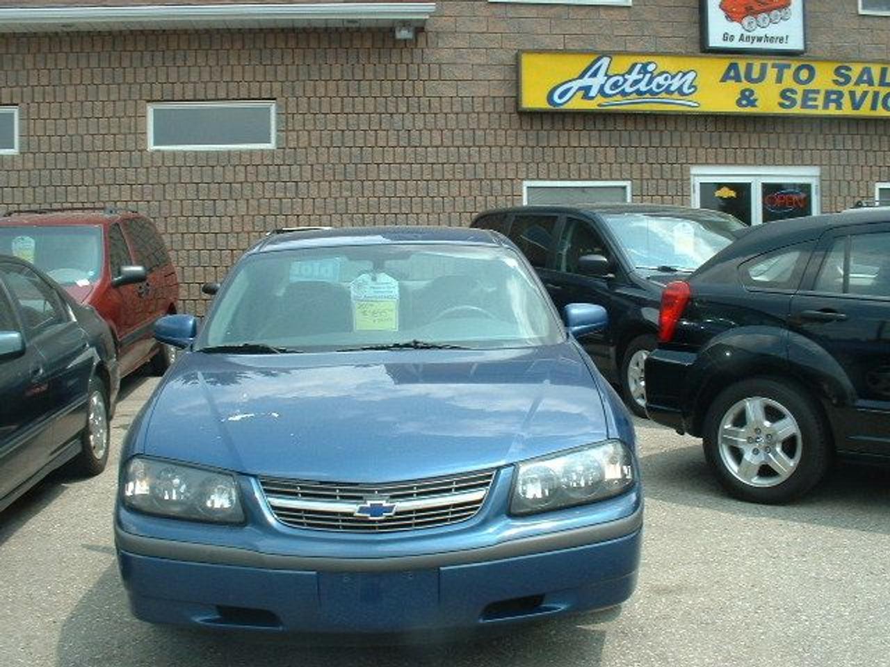 Only $4895 + applicable taxes for this 04 Impala! This is one good looking automobile with decent kilometers, and is being offered at a very reasonable price. Its a lot of car for the money. Drop in and check it out for yourself at Brantfords original home of reasonably priced vehicles. Serving the area since 1987