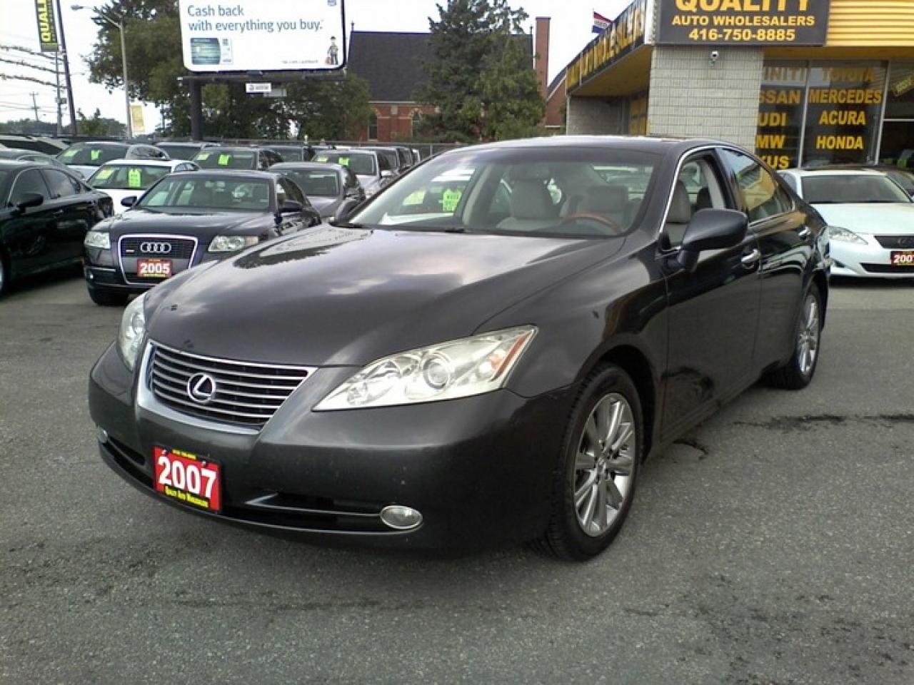 Used 2007 Lexus ES 350 ULTRA PREMIUM NAVIGATION-PANORAMIC ROOF-REAR CAM for sale in Scarborough, ON