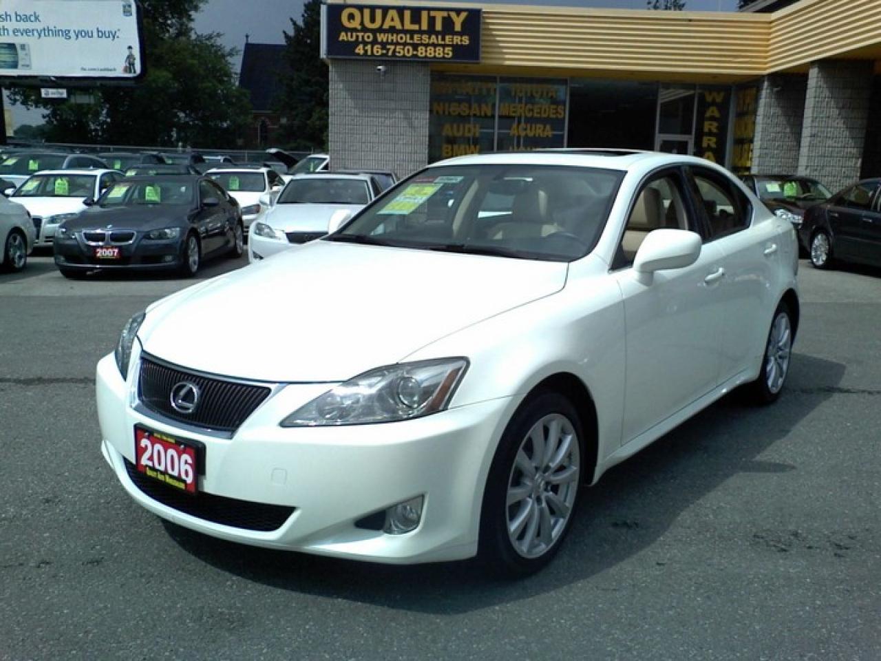 Used 2006 Lexus IS 250 AWD LUXURY NAVI-REARCAM PADDLE SHIFTERS for sale in Scarborough, ON