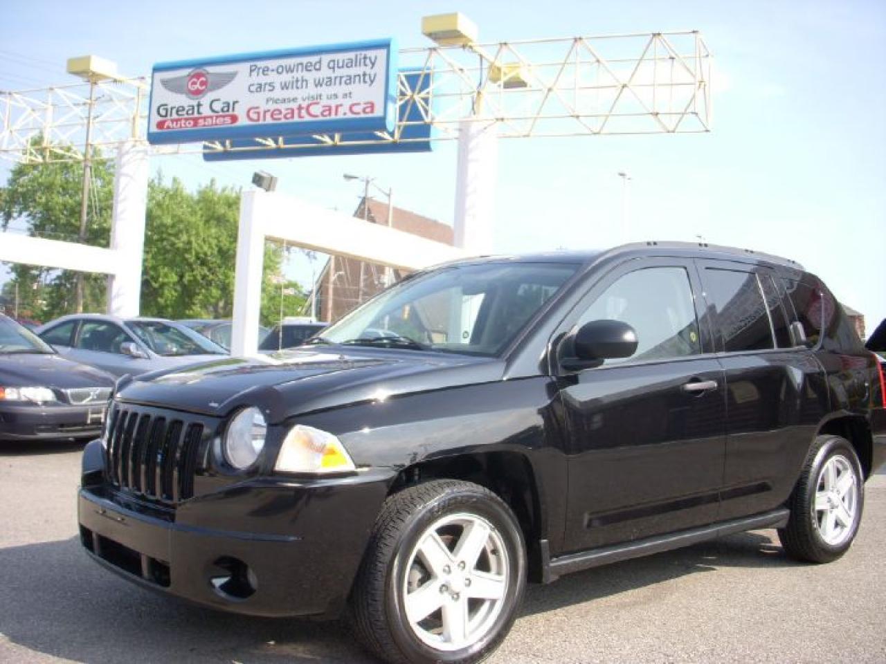 Used 2007 Jeep Compass CERTIFIED, CARPROOF VERIFIED, AUTOMATIC, LOADED for sale in Toronto, ON