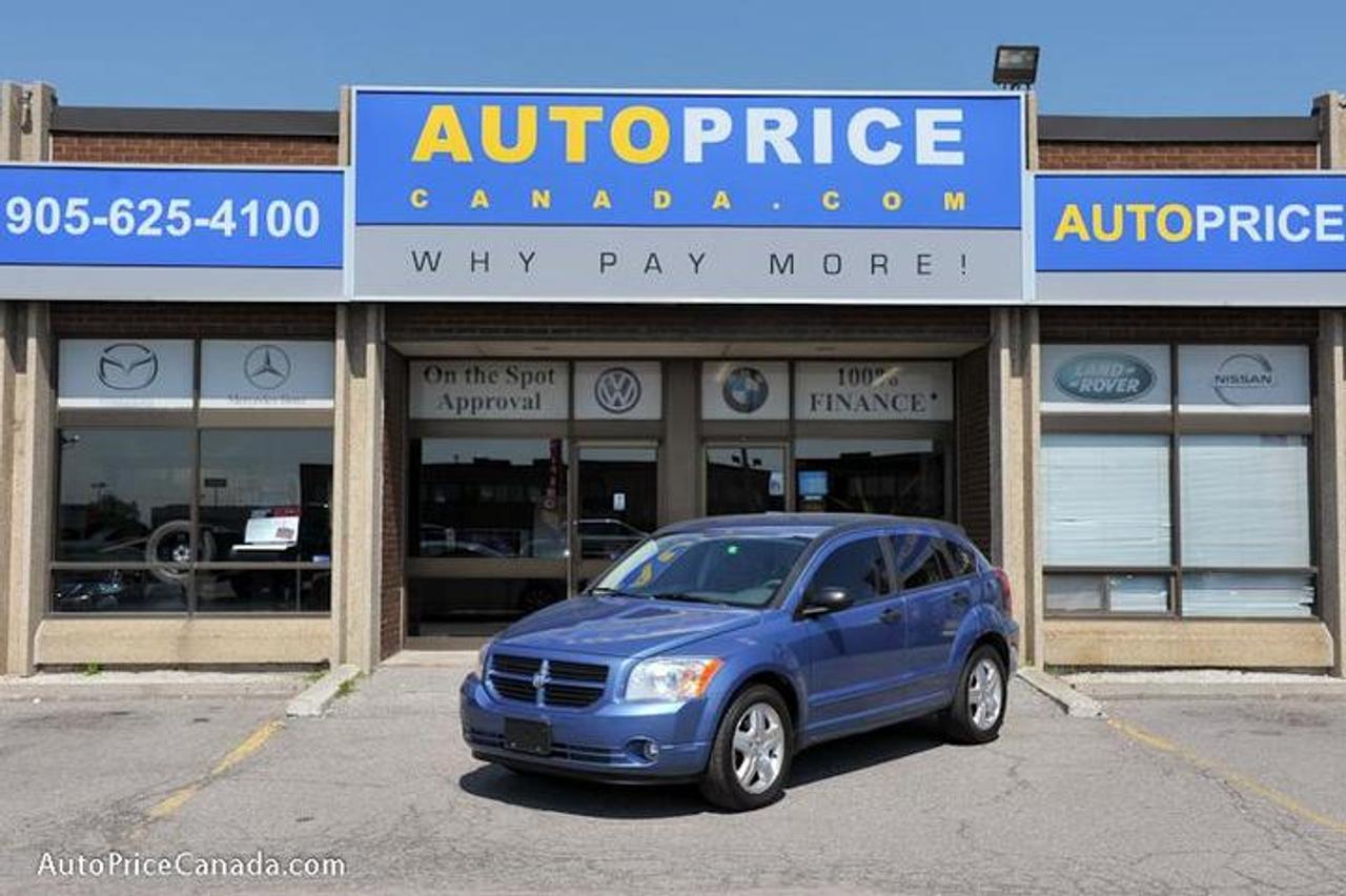 TRUST YOUR DEALER!! Online Credit App, Free CarProof History Reports & 300 vehicles @ www.autopricecanada.com. Certified, safetied & E-tested! Warranty with every vehicle! 07 CALIBER SXT,2.0L,Autostick,power group,abs,Alloys,local(Canadian vehicle), Wont last!!   CREDIT PROBLEMS? www.autopricecanada.com for 24 Hr Easy, Secure, Online Credit Application?get approved before you shop! REMEMBER, RESEARCHING YOUR DEALER IS AS IMPORTANT AS RESEARCHING YOUR VEHICLE! COMPARE OUR EQUIPMENT, MILEAGE AND PRICING!!!