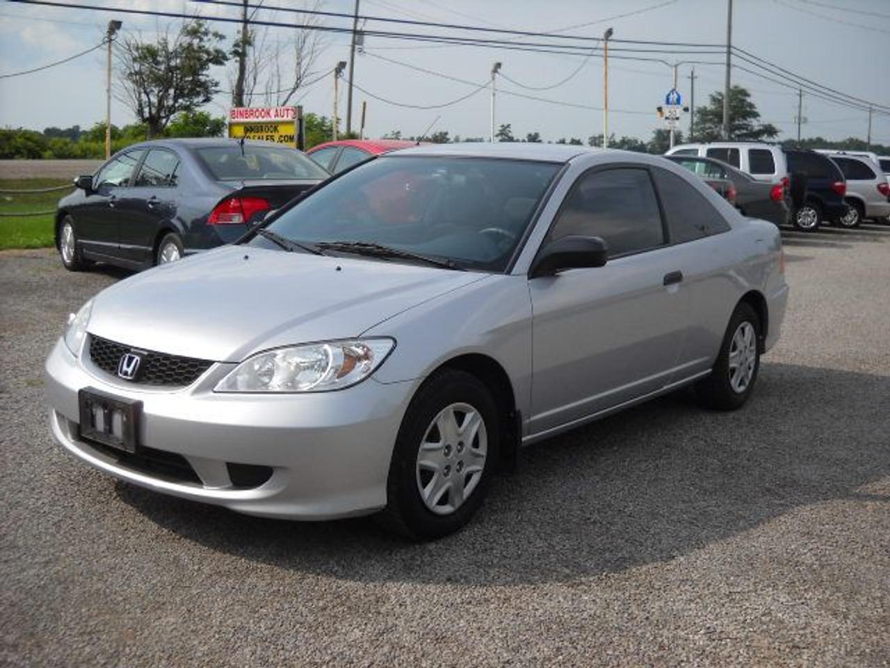 2005 Honda Civic SE Coupe
Wow,only 95,000kms,Super clean in and out!  AUTO, air, CD, Very economical 4 cyl. No Accidents.  A must see!  Only $7999+tx  Certified and Etest included.  Call for a test drive today!