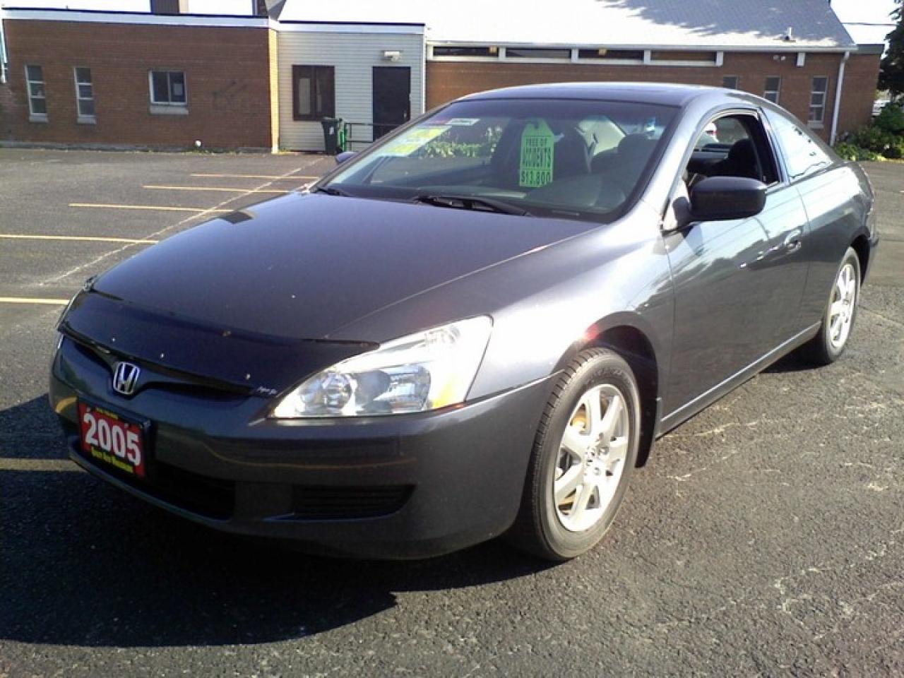 Used 2005 Honda Accord EX-L V6 COUPE LEATHER SUNROOF ALLOYS for sale in Scarborough, ON