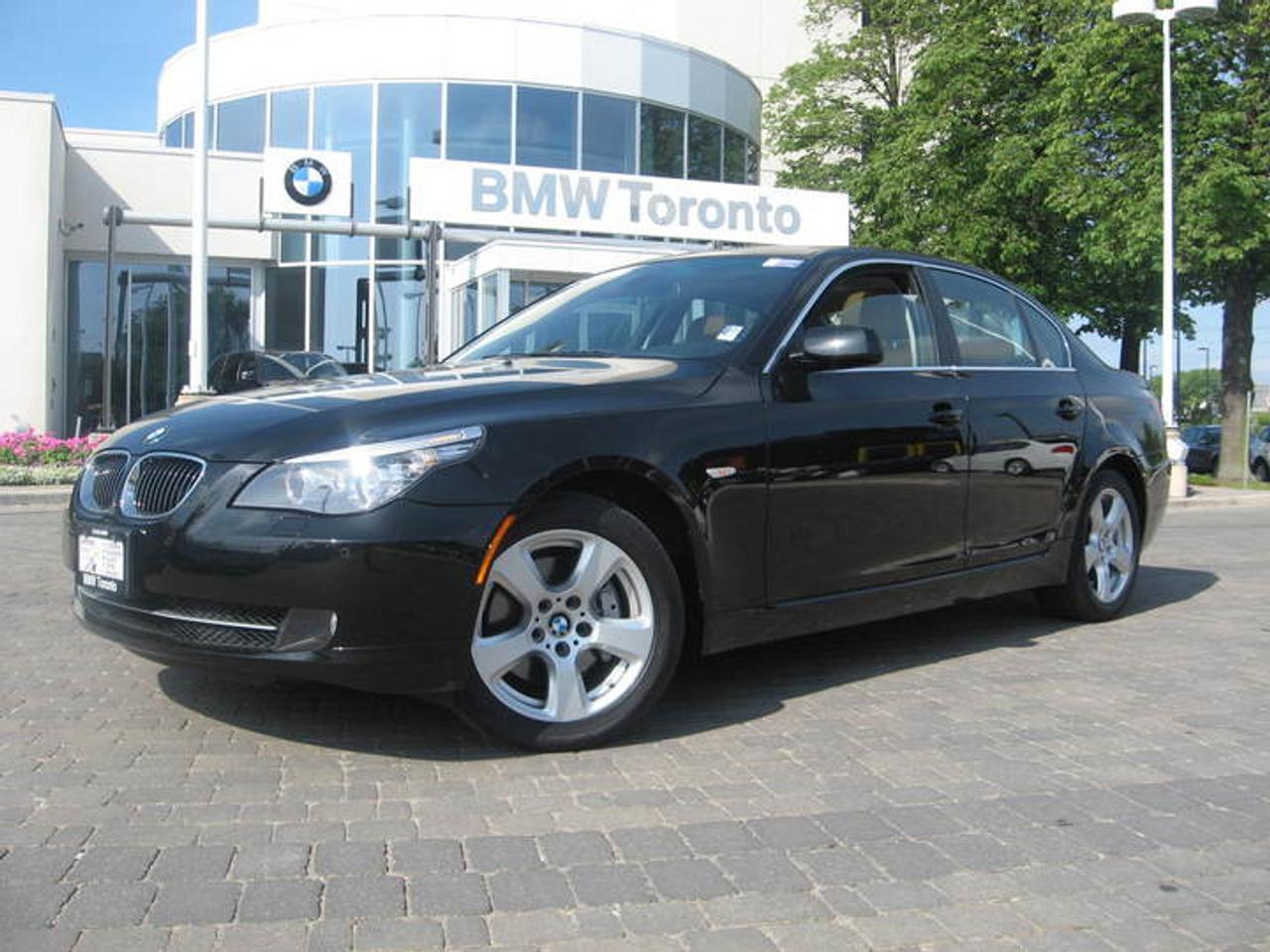 In production for over thirty years, the BMW 5 Series sets the standard for the performance luxury segment. As with every BMW, its all about the drive - a level of sheer driving pleasure that elevated the new BMW 5 Series even further above the ranks of conventional luxury sedans. At BMW Toronto, our immense selection of Pre-Owned 5 Series passes through an exhaustive inspection to ensure uncompromised performance, safety and peace of mind. Call or visit BMW Torontos 4th floor to schedule your personal test-drive with one of our knowledgeable Sales Consultants.