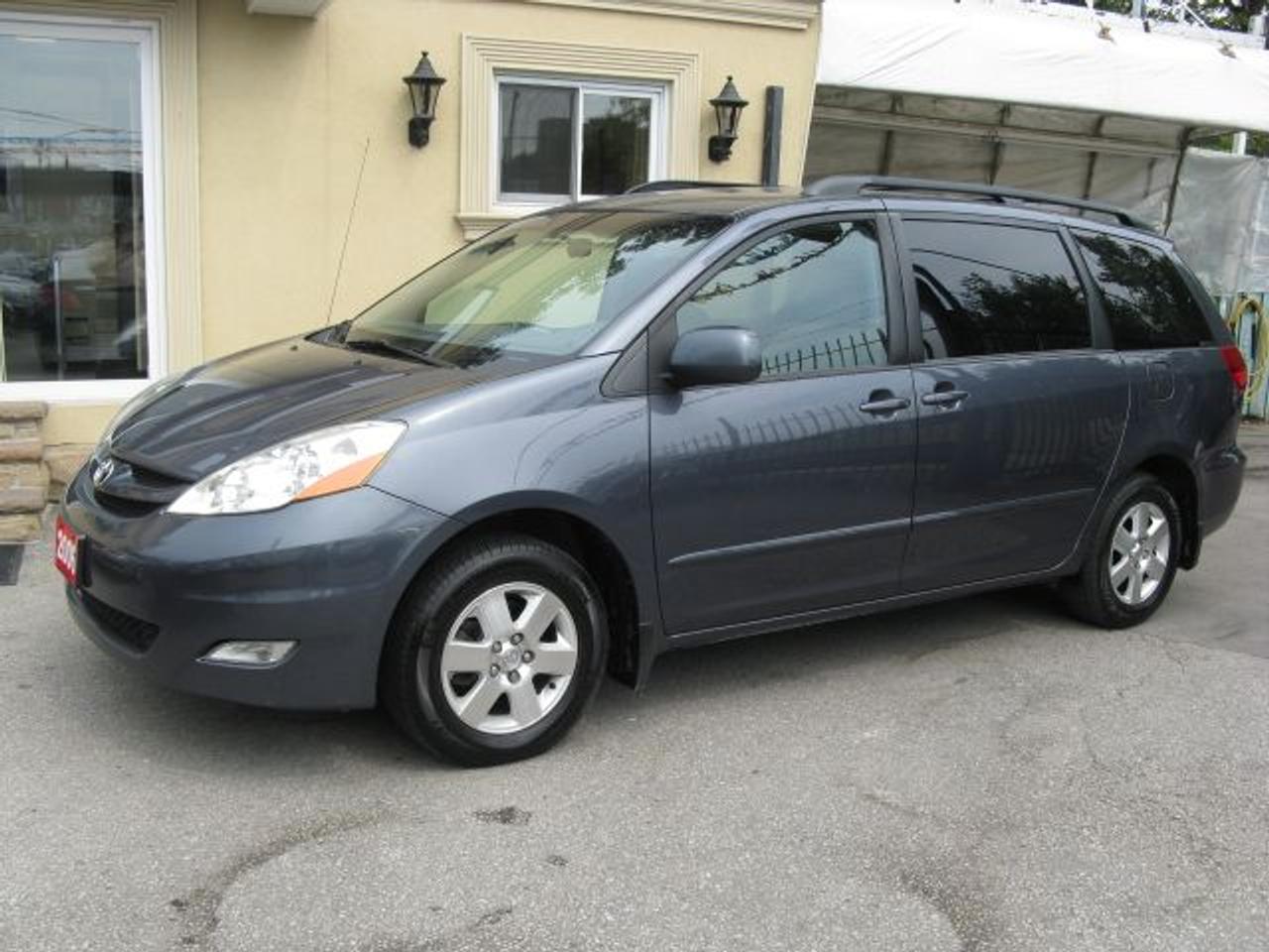 Carproof Clean, 1 owner from Toyota Canada, Automatic, 3.3L 6cyl., dual air cond., ABS, air bags, tilt, cruise, AM/FM CD. Fully loaded, p/seats, keyless entry,climate control, power sliding doors, traction control and 16alum rims. Only 110,000 kms. $15,995 $4000 down $295/mth tax-included. Balance of factory warranty. Mint cond. Sale priced. Blue ext on grey interior. Call today. Price does not include certification or e-test. (cert & e-test are available for $495 extra)