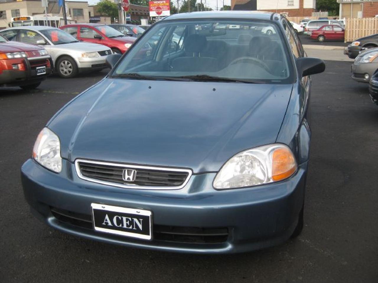 1997 Honda Civic LX - Blue, 5 Speed, 4 doors, 4 Cyl, Mint Condition. No Rust, Rust Proof, New Michelin Tires,with only 122,ooo Km.
Clean,Clean, Clean Car.
Call 905-545-7200
ACEN MOTORS INC.
1926 King St. East.
Hamilton - Ontario.
www.acenmotors.com
