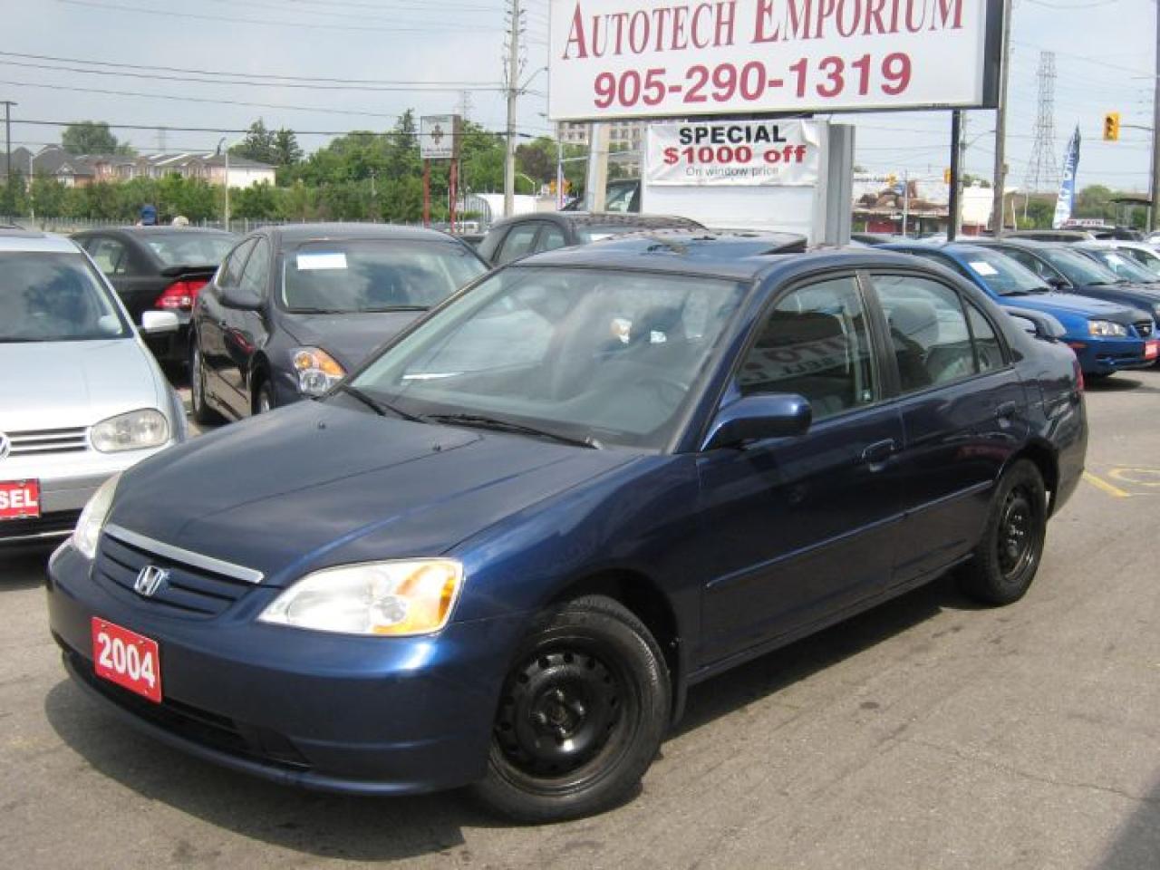 Used 2003 Honda Civic LX Sport Snroof, Air Power Lock/windows for sale in Mississauga, ON