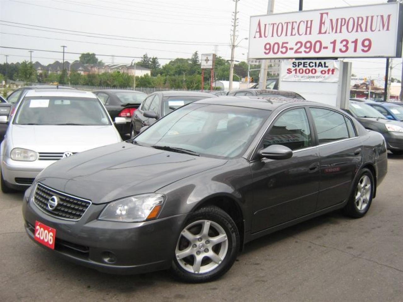 Used 2006 Nissan Altima 2.5 SL Leather Sunroof Alloys Loaded for sale in Mississauga, ON
