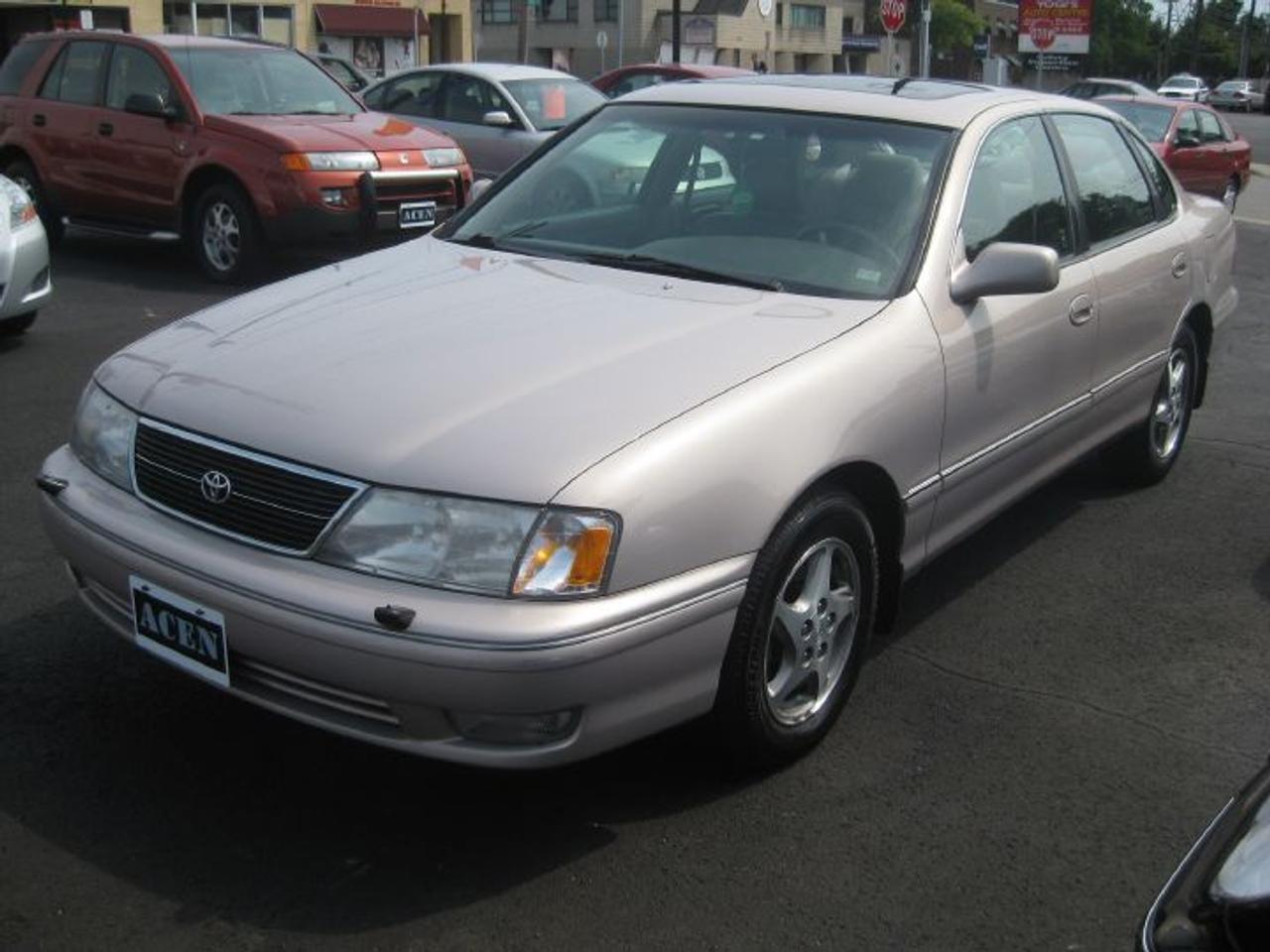 1998 Toyota Avalon SLX. Silver Ext. Beige Int. Excellent COndition. Warranrty Avaiable. 

Call 905-545-7200
ACEN MOTORS INC.
1926 King St. East.
Hamilton - Ontario.
www.acenmotors.com