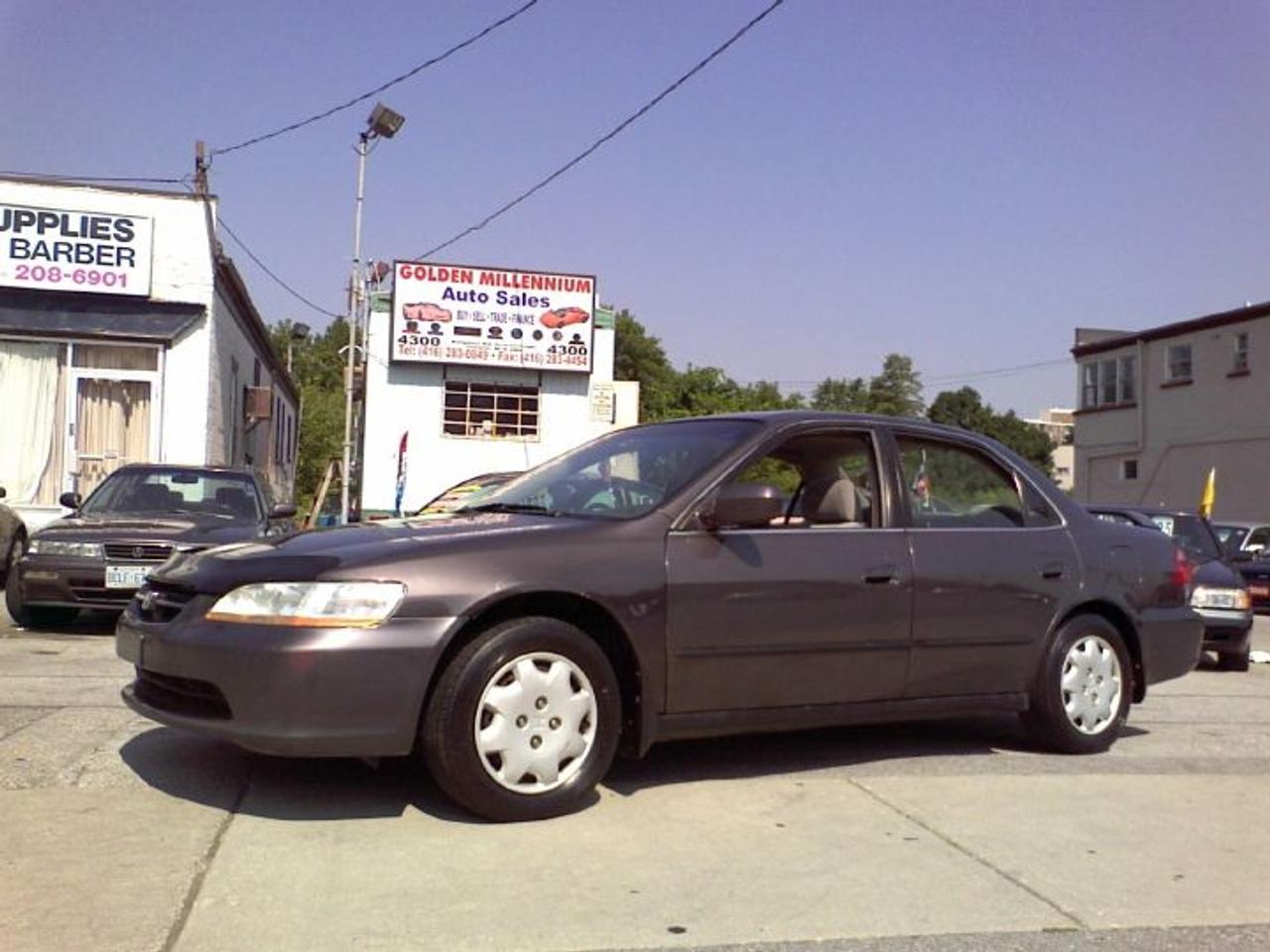 1999 honda accord 4 cyl 5 speed v tec cold air certified and e tested one year warranty 2995 +tax