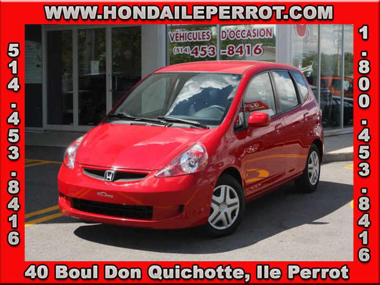 Used 2007 Honda Fit LX for sale in Ile Perrot, QC