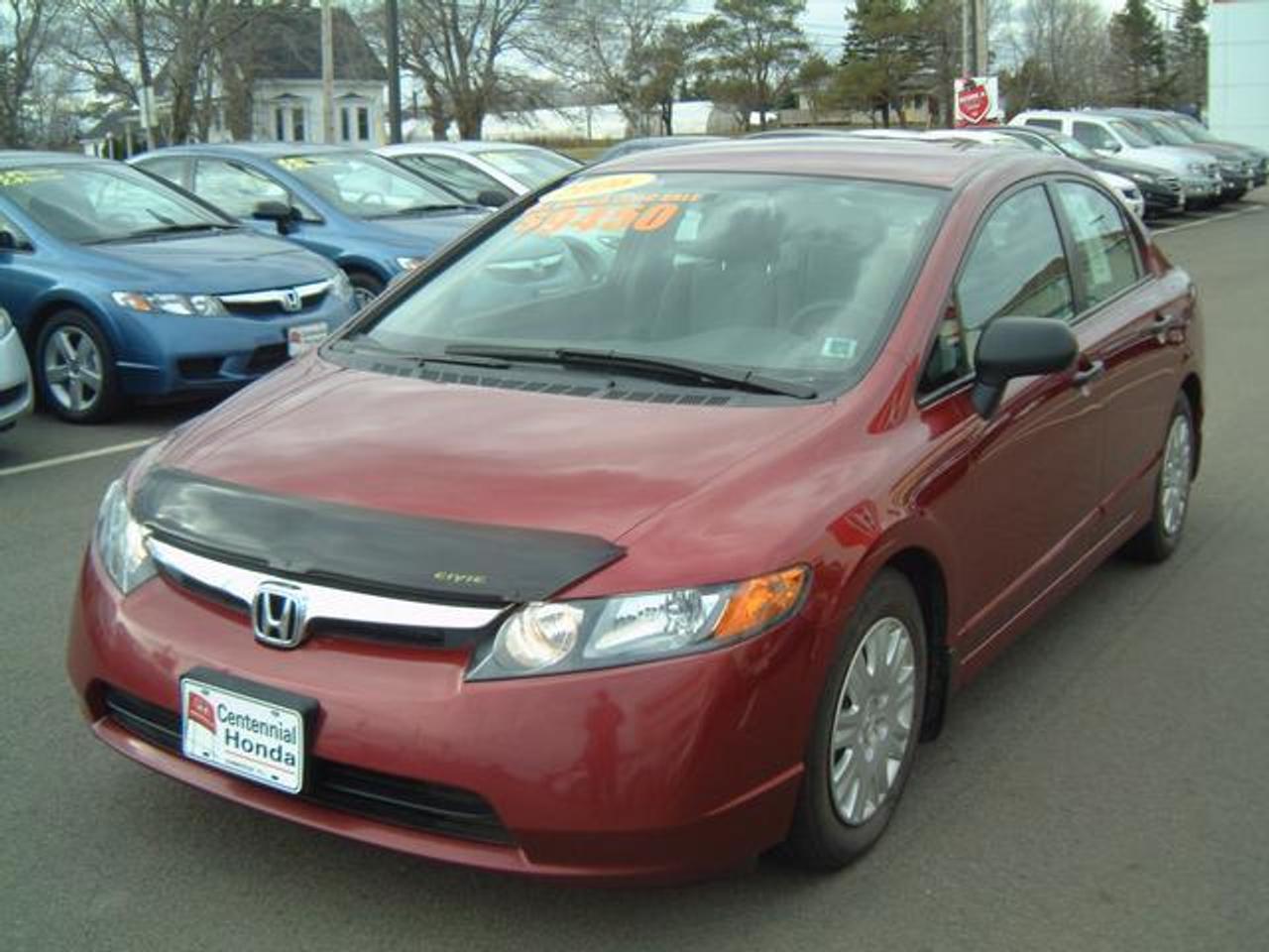 2006 HONDA CIVIC DX-G SEDAN 5SPD.   CHECK OUT THIS DEAL!  NICE CLEAN CAR,  LOCAL TRADE IN, AT A GREAT PRICE!  THIS  CAR HAS ALL YOUR STANDARD OPTIONS  SUCH AS KEYLESS ENTRY, POWER  WINDOWS, AIR CONDITIONING, ETC.  THIS CAR WILL NOT LAST LONG AT THIS  PRICE!  PRICE WAS: $10950 HONDA CIVIC CLEARANCE PRICING: $9450  CONTACT OUR SALES DEPARTMENT  TODAY!  WWW.CENTENNIALHONDA.COM  Come visit us at Centennial Honda, located at  610 South Drive in Summerside.  We are only  45 Minutes from Charlottetown! Call us toll-free at 1 877 339-6030