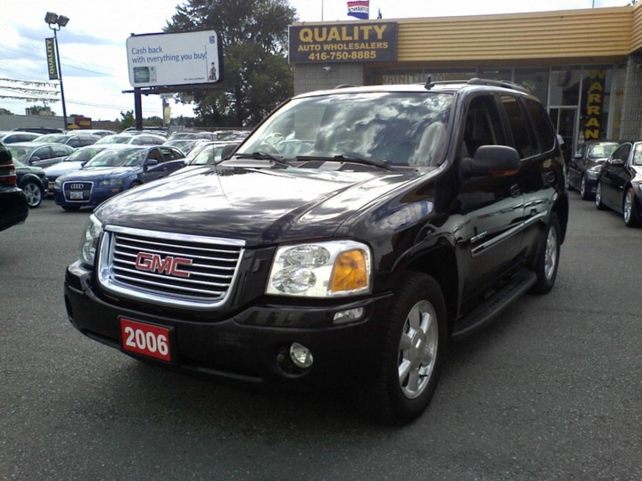 Used 2006 GMC Envoy 4WD SLT LEATHER SUNROOF ALLOYS RUNNING BOARD for sale in Scarborough, ON