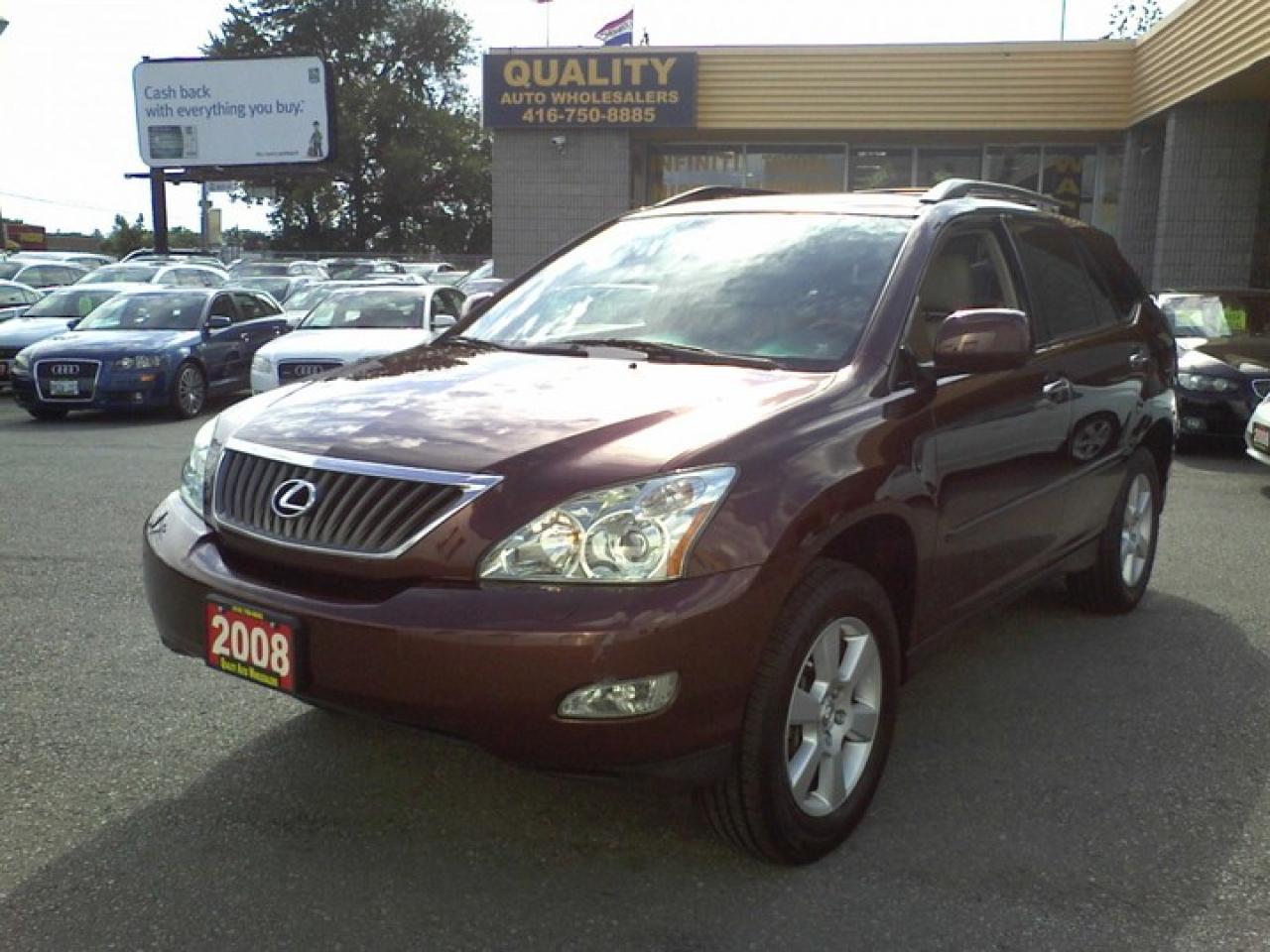 Used 2008 Lexus RX 350 ULTRA PREMIUM FACT.NAVIGATION -REAR CAM for sale in Scarborough, ON