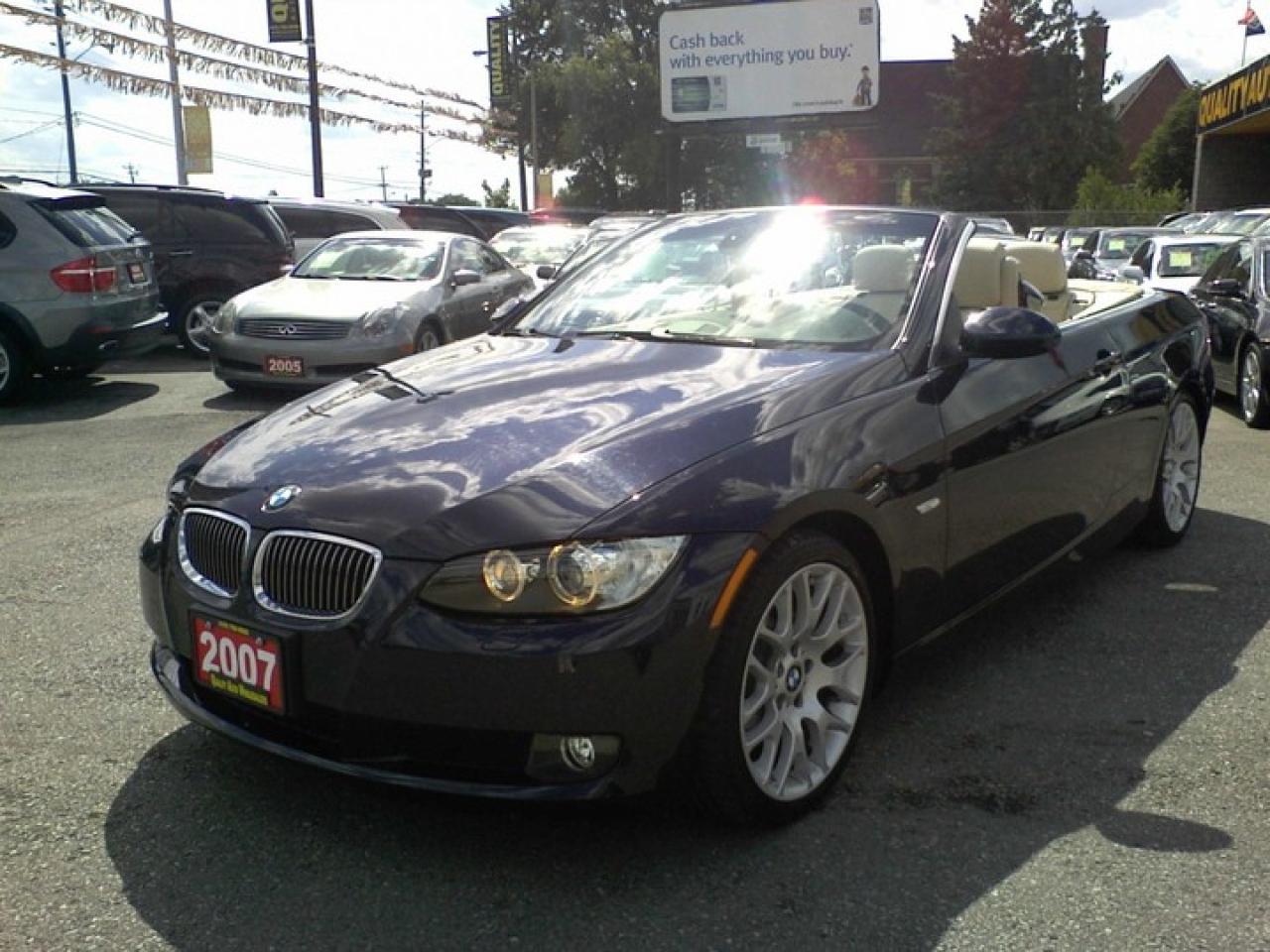 Used 2007 BMW 3 Series 328i HARD-TOP CONVERTIBLE FACT.NAVIGATION for sale in Scarborough, ON