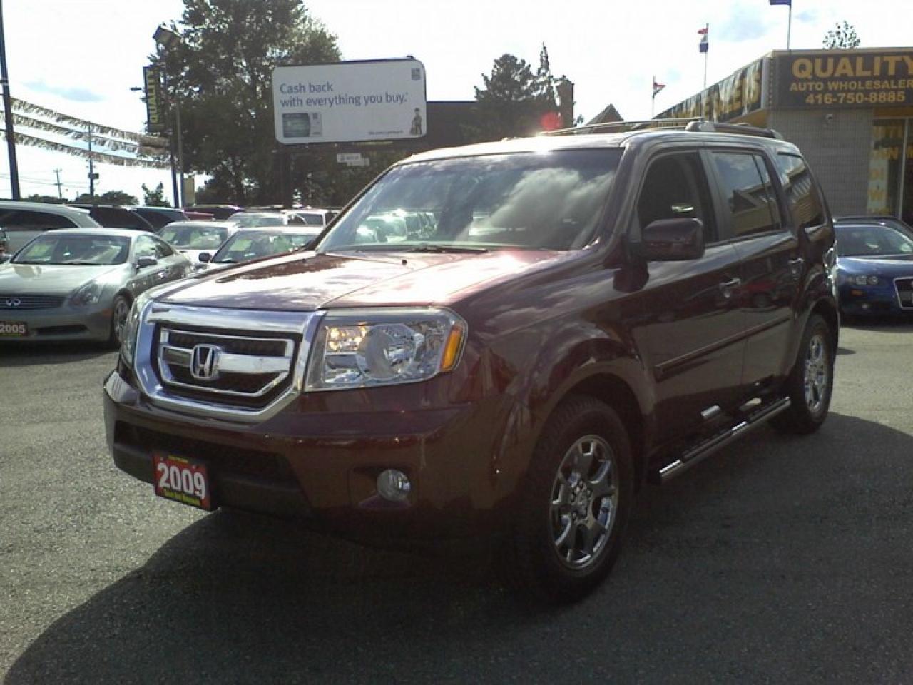 Used 2009 Honda Pilot EX-L 4WD REAR CAM LEATHER SUNROOF RUNNING BOARD for sale in Scarborough, ON