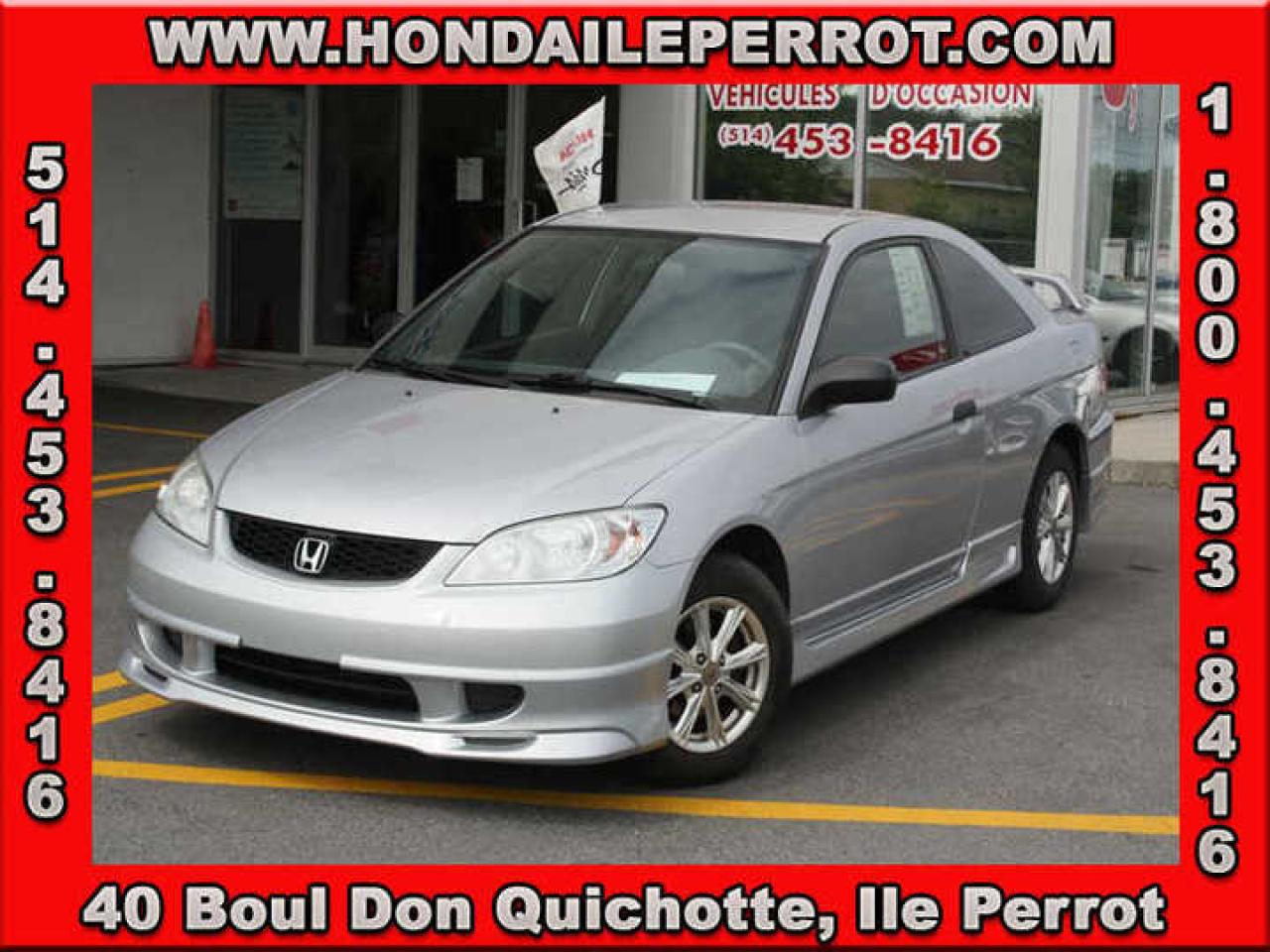 Used 2005 Honda Civic SE for sale in Ile Perrot, QC
