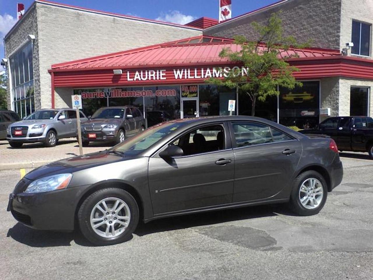 A one owner and very well equipped G6 that was originally purchased and serviced here. CARPROOF VERIFIED. Fully certified and E-tested. Financing is available and trade ins welcome. Call us toll-free at 1 888 886-7398
