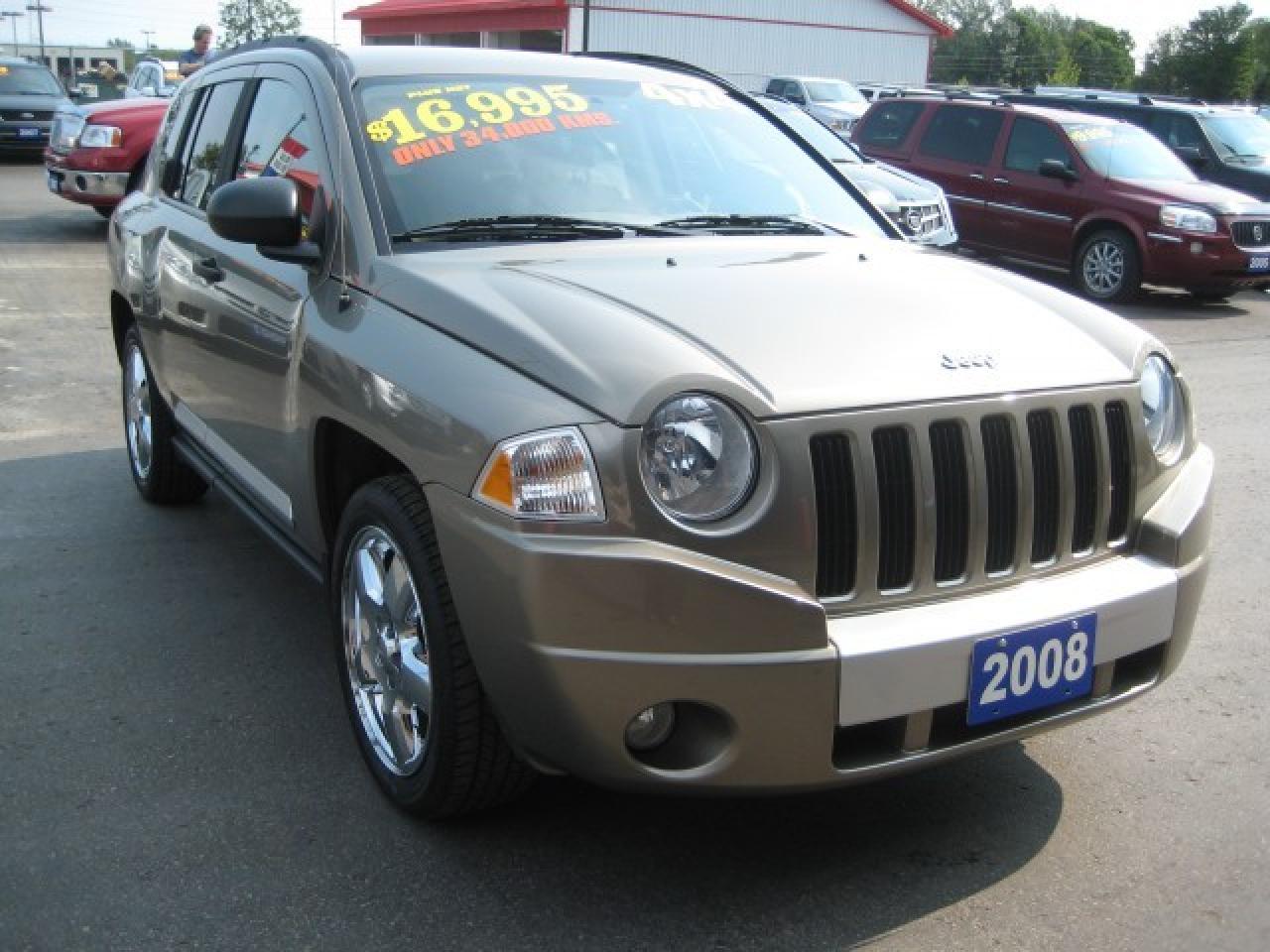 Used 2008 Jeep Compass LTD 4X4 DVD/LEATHER for sale in Listowel, ON