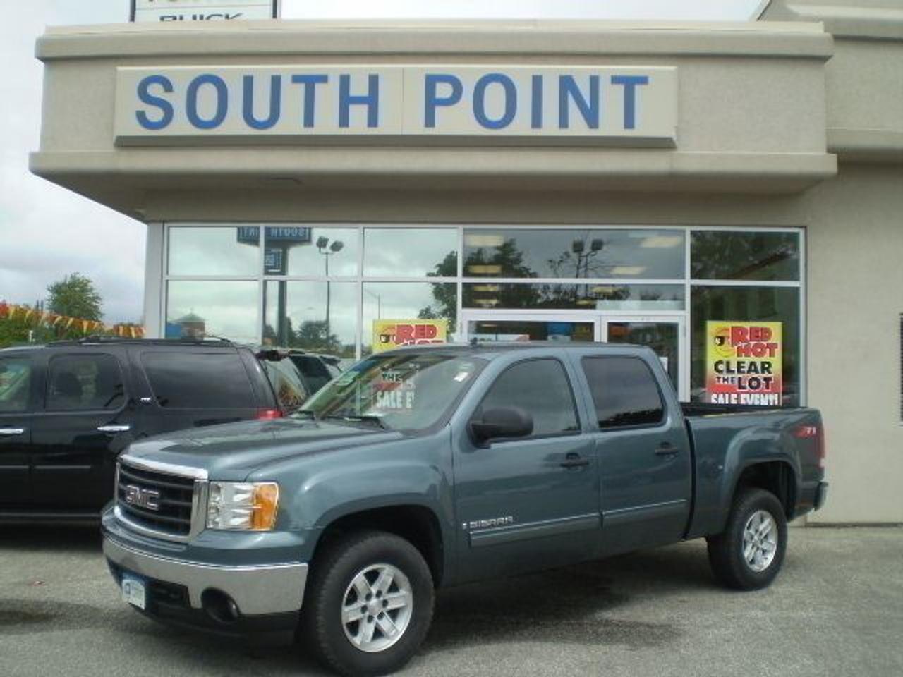 SLE CREW CAB Z71, 4800 V8 with aluminum wheels, power windows, power locks and Balance Of Manufacturers Warranty. Sale Price $20995. OVER 100 USED available WITH PICTURES at www.southpointgm.com .  Call us at 519-326-3206 or 1-866-340-1406.  H.S.T. extra.
